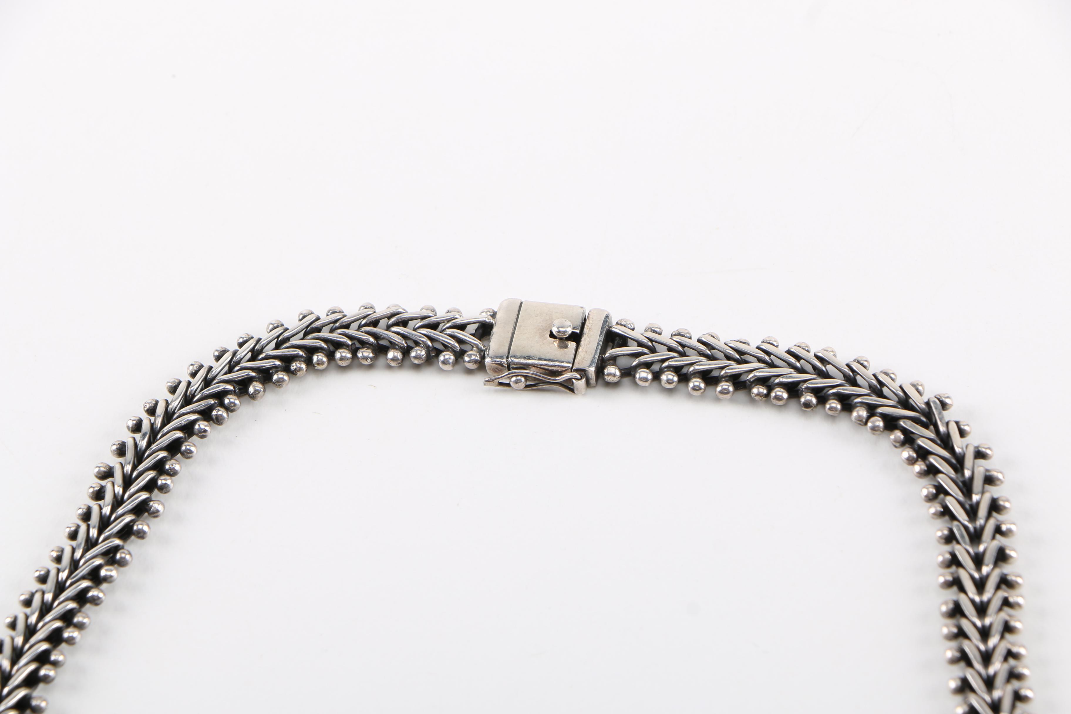 Sterling Silver and Amber Demi Parure by Lori Bonn