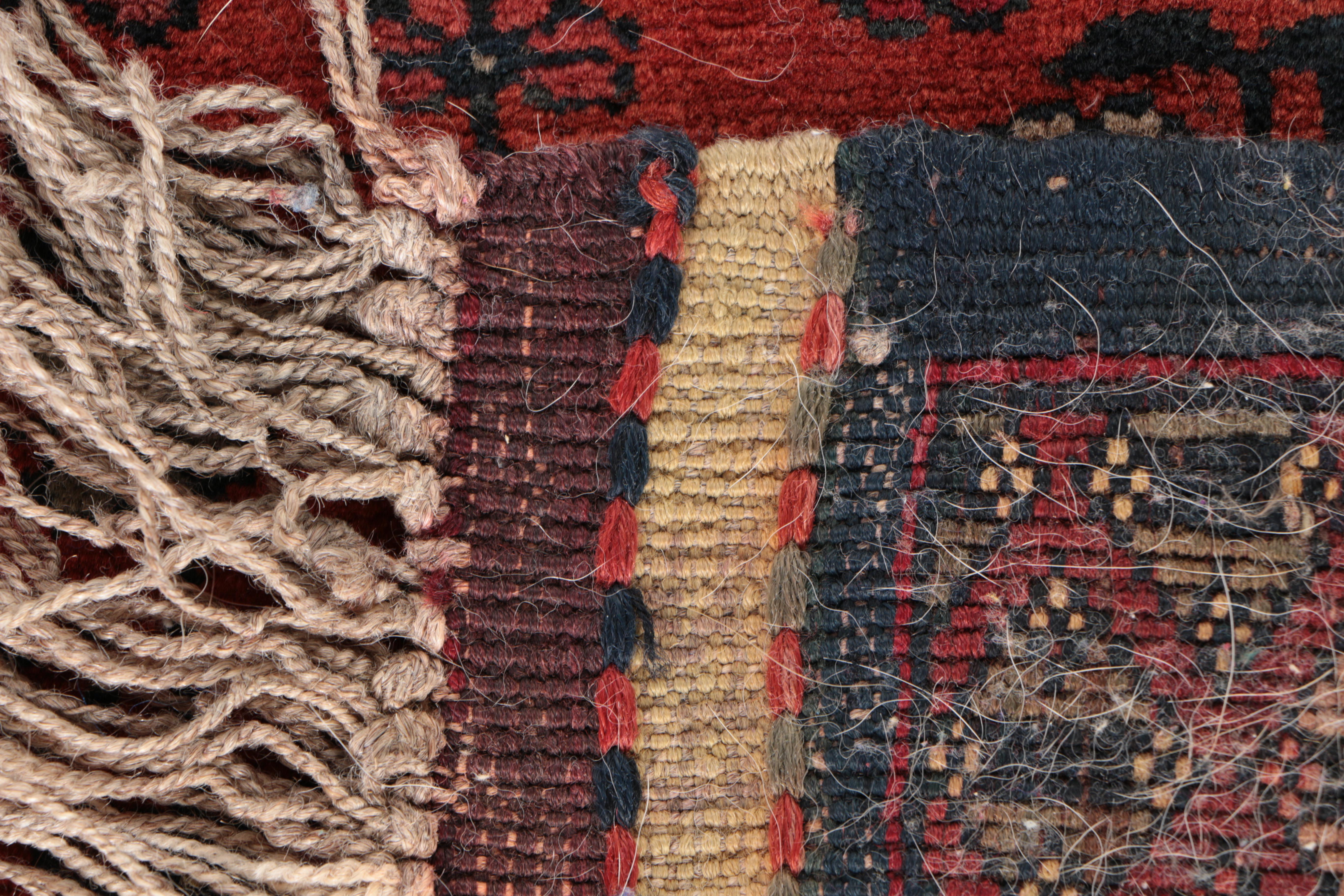 Hand-Knotted Ersari Tribal Area Rug