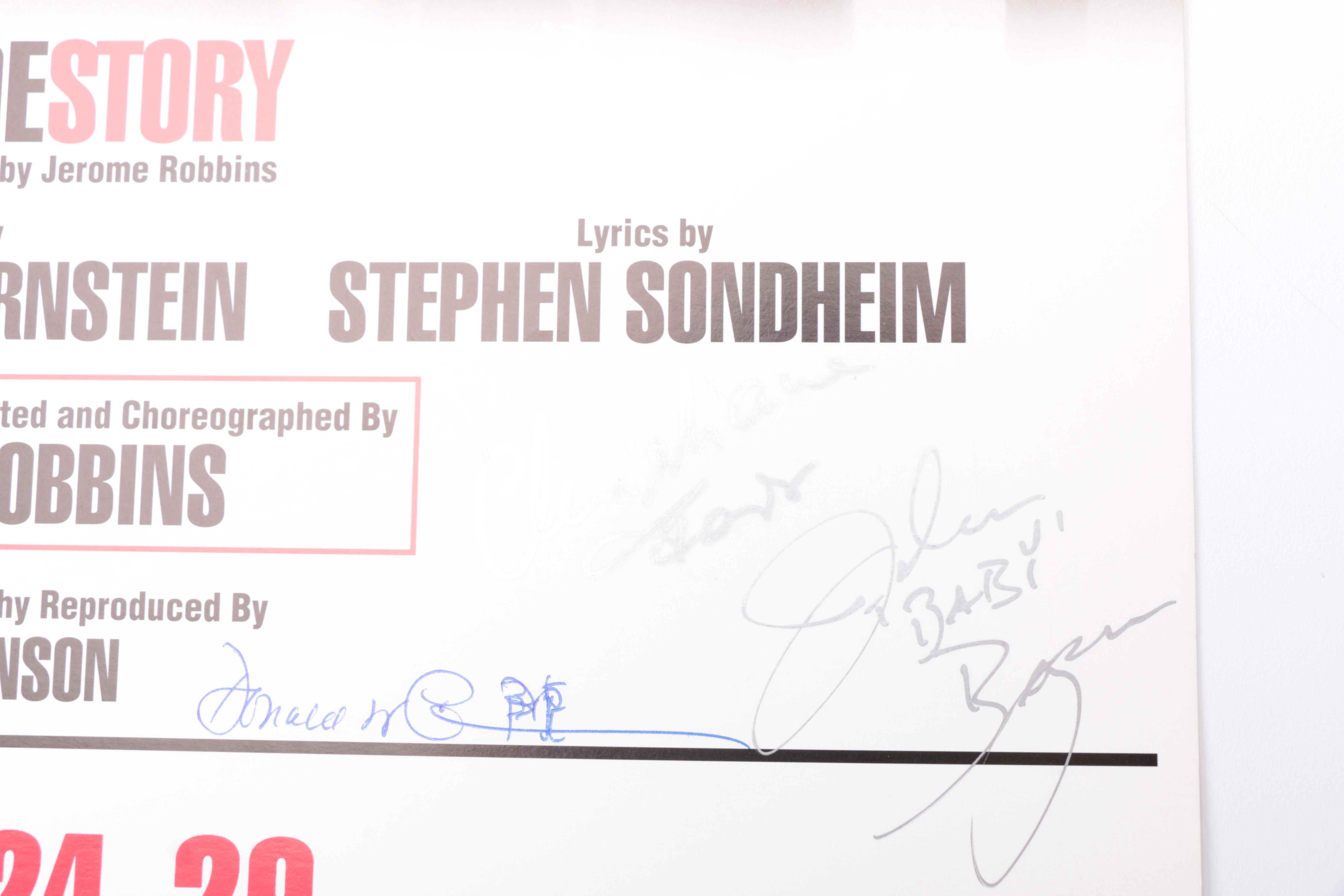 Autographed "West Side Story" Poster