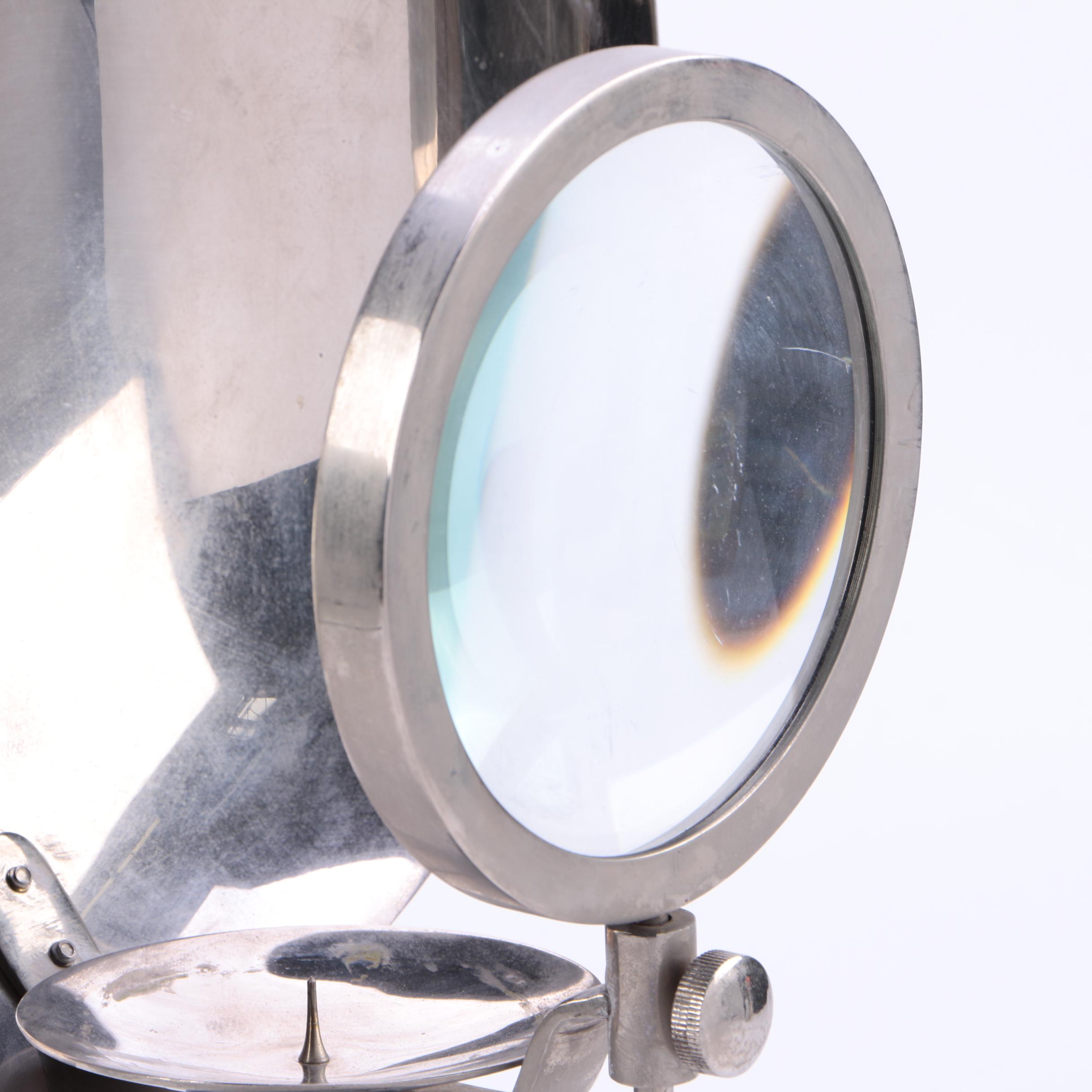 Vintage Parabolic Magnifier Medical Lamp