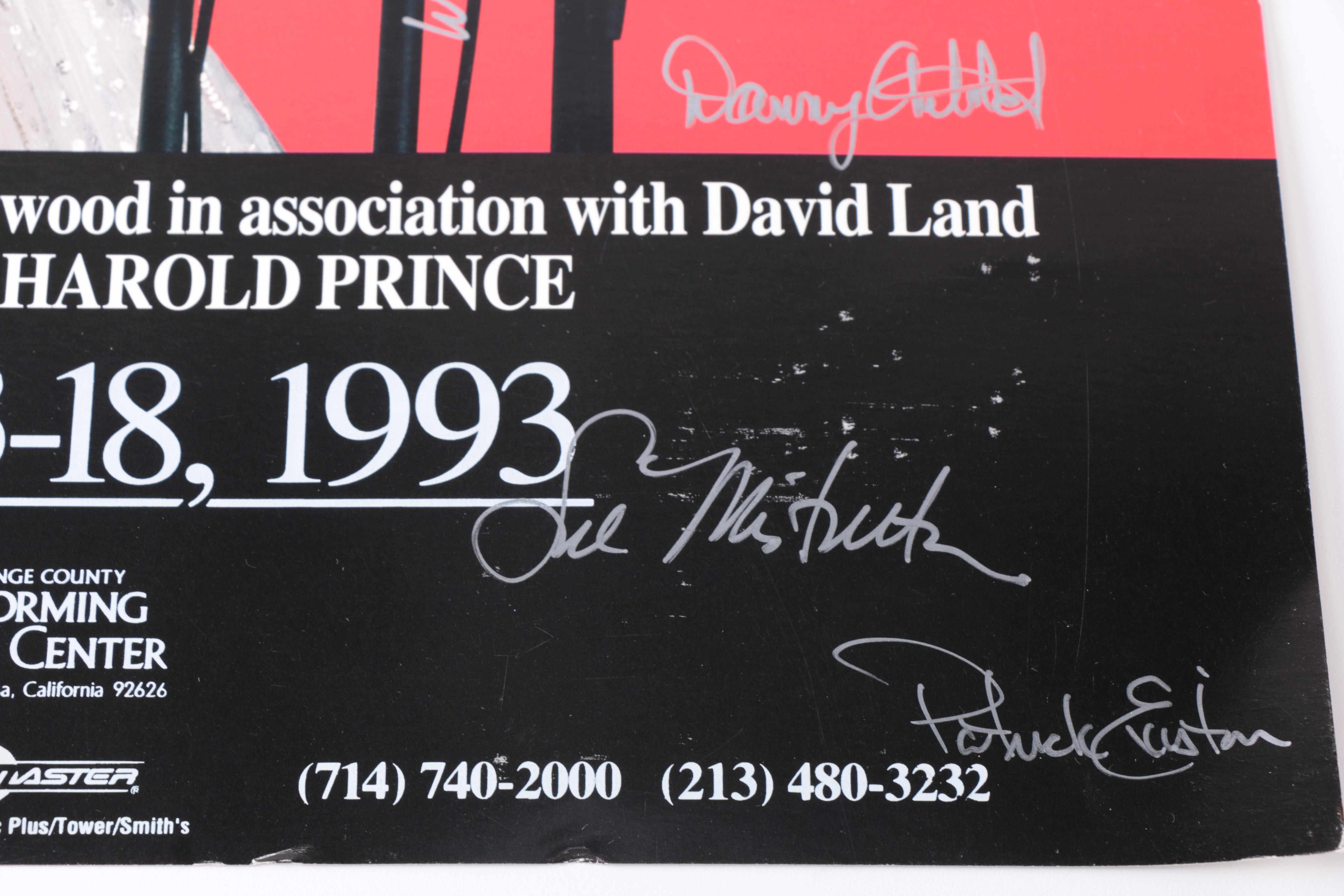 Autographed 1993 "EVITA" Poster