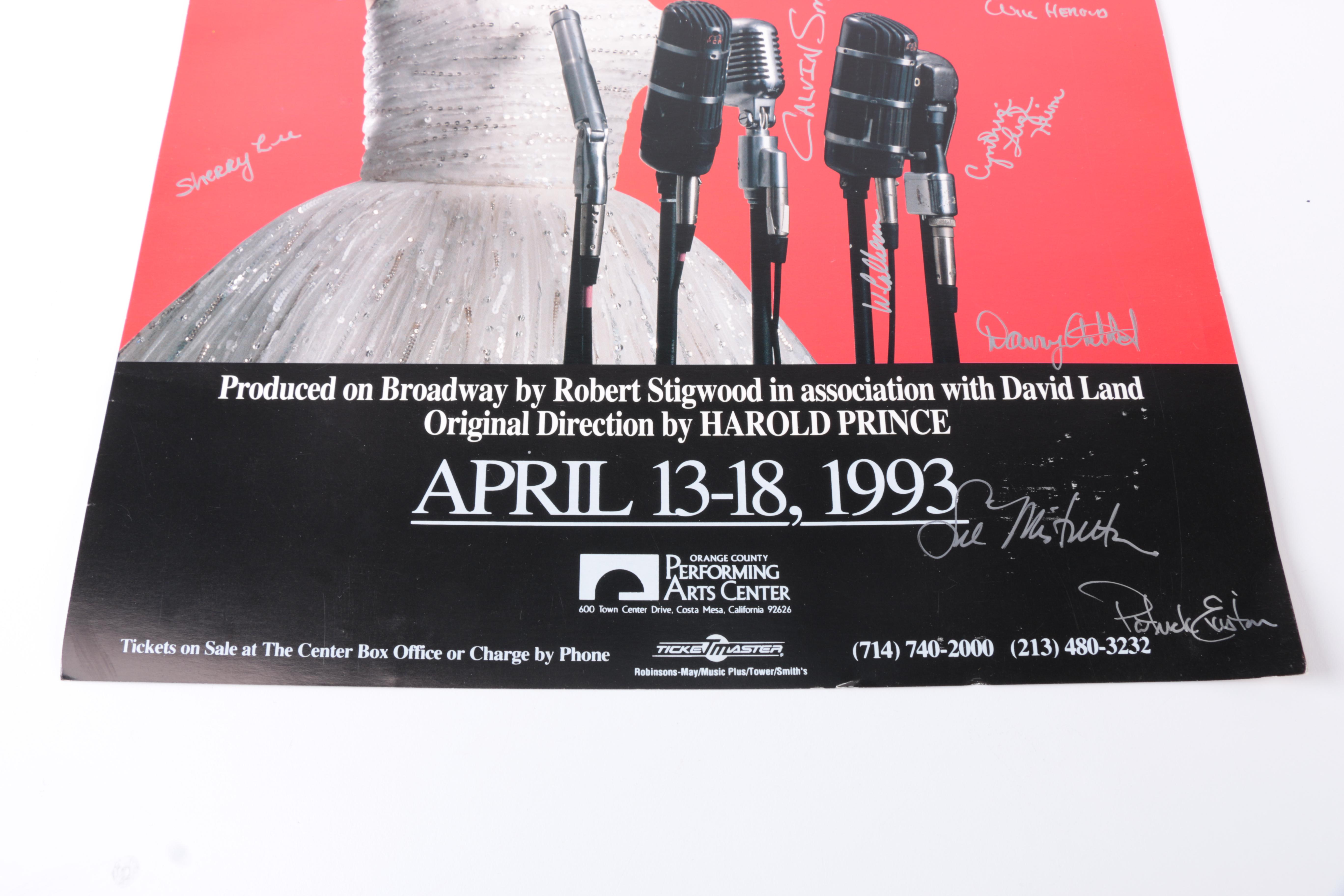 Autographed 1993 "EVITA" Poster