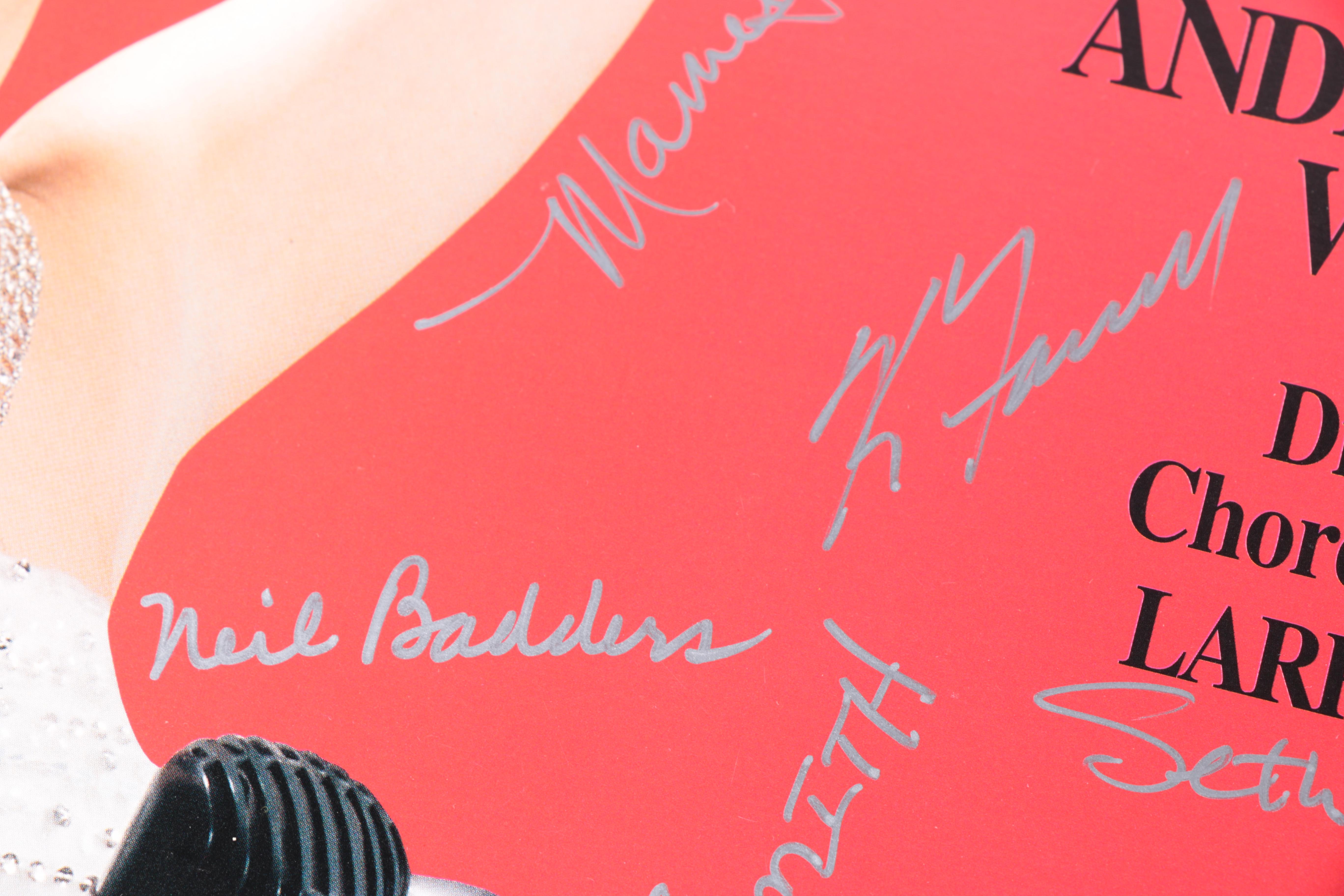 Autographed 1993 "EVITA" Poster