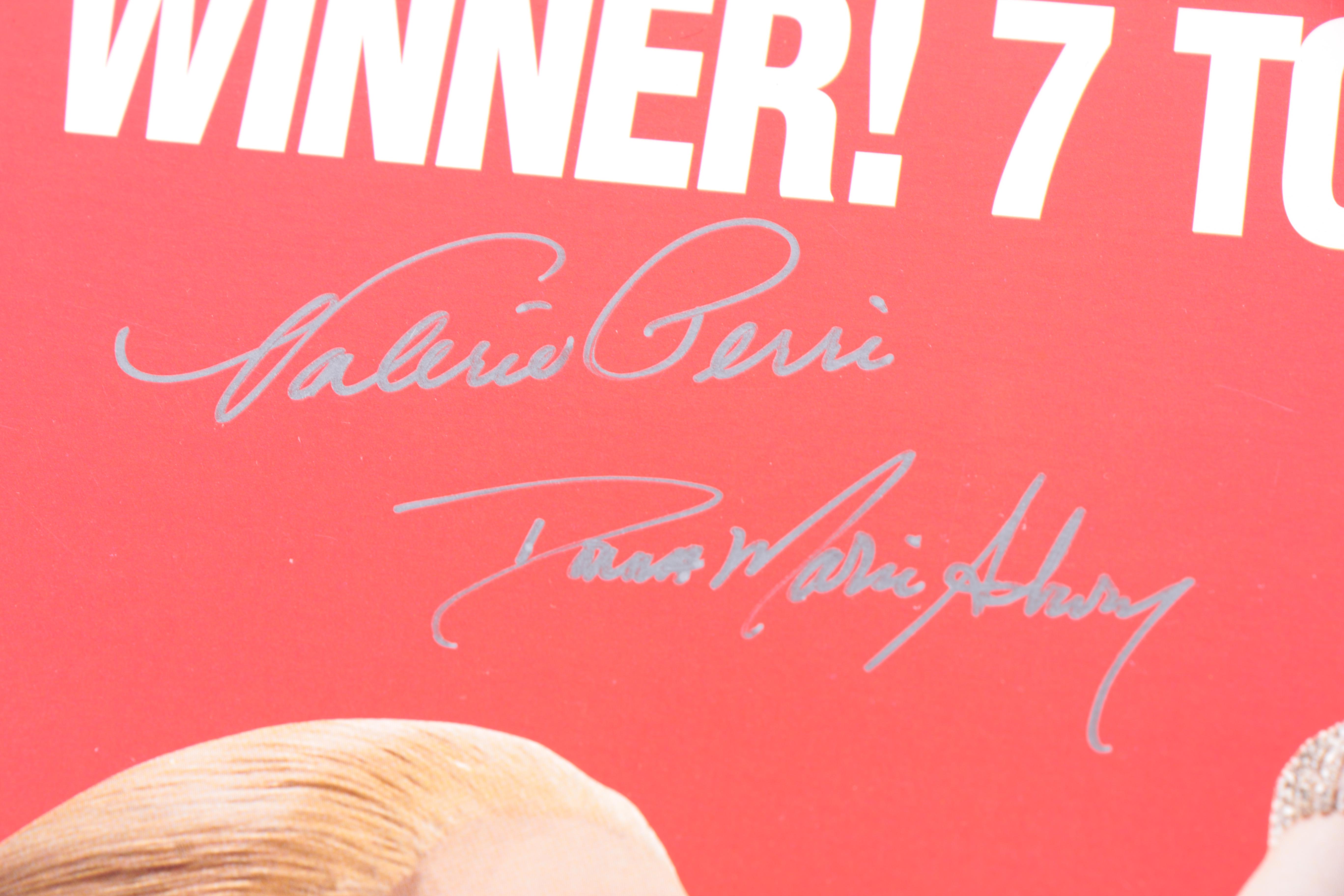 Autographed 1993 "EVITA" Poster