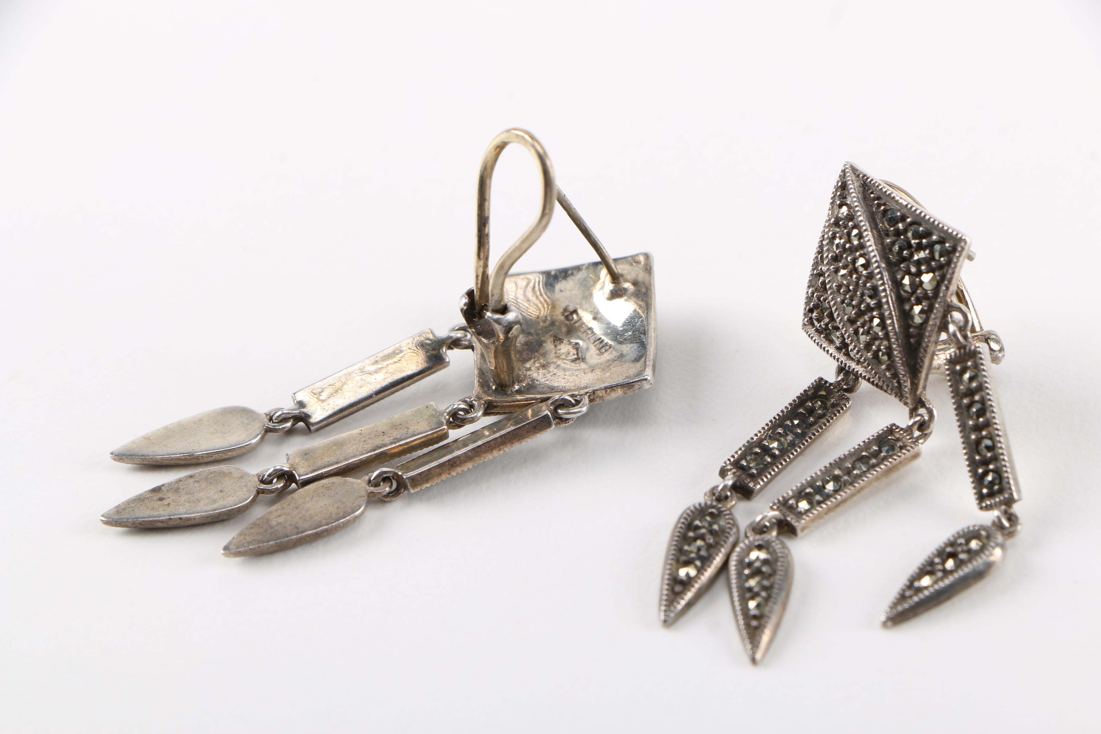 Sterling Silver and Marcasite Jewelry