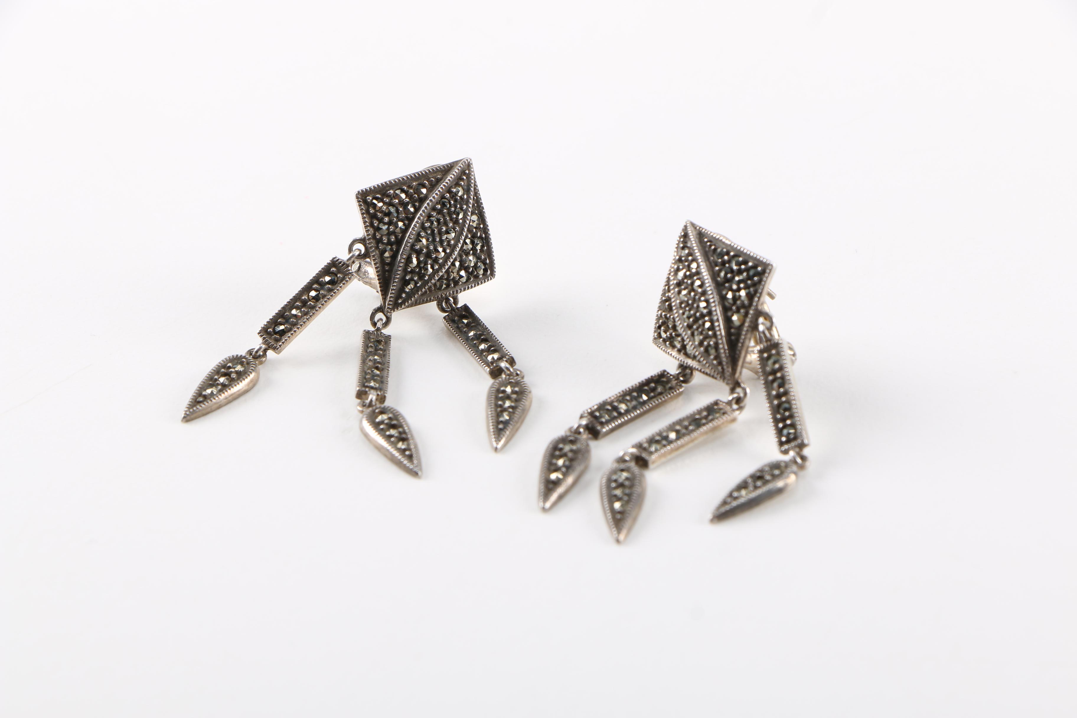 Sterling Silver and Marcasite Jewelry