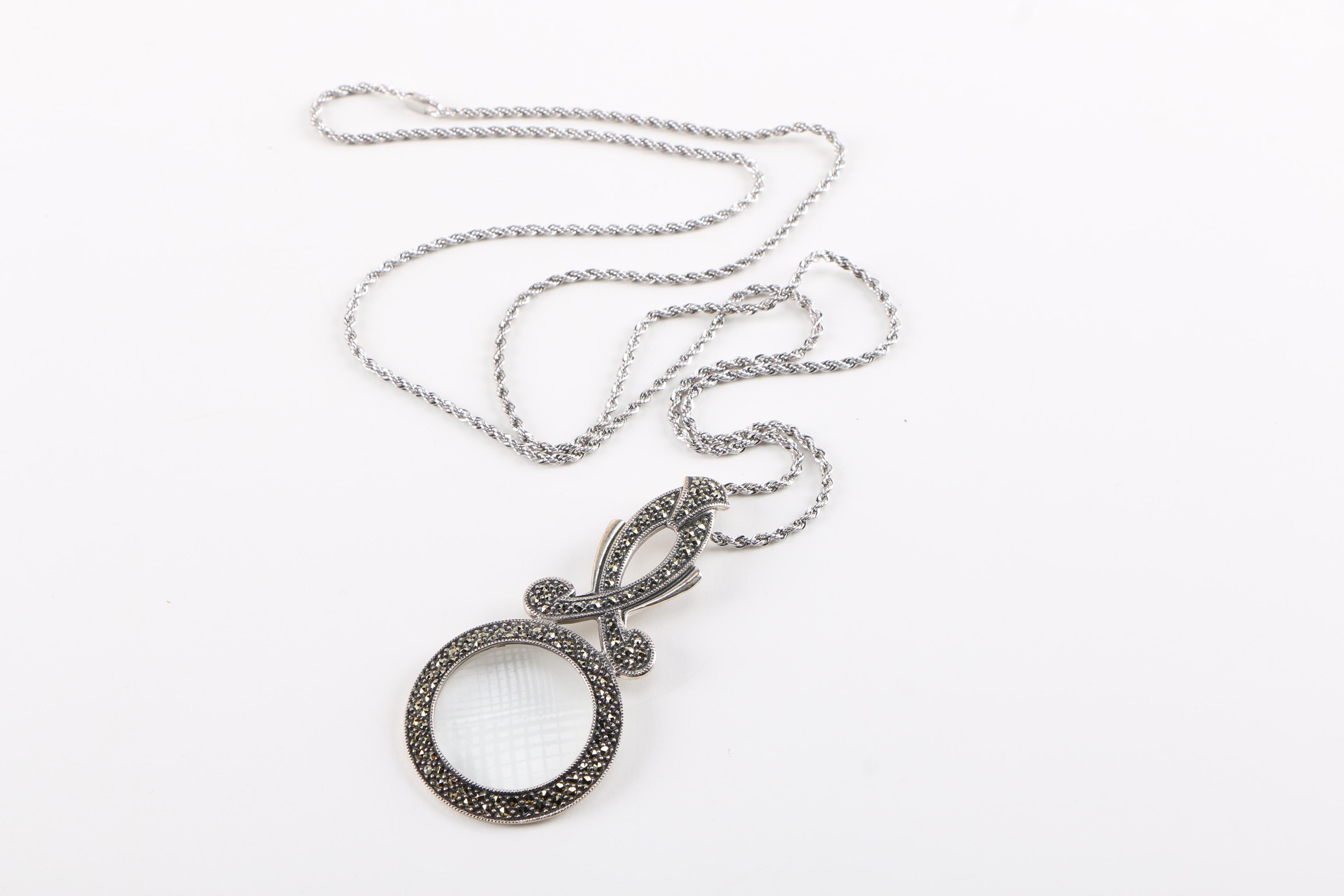 Sterling Silver and Marcasite Jewelry