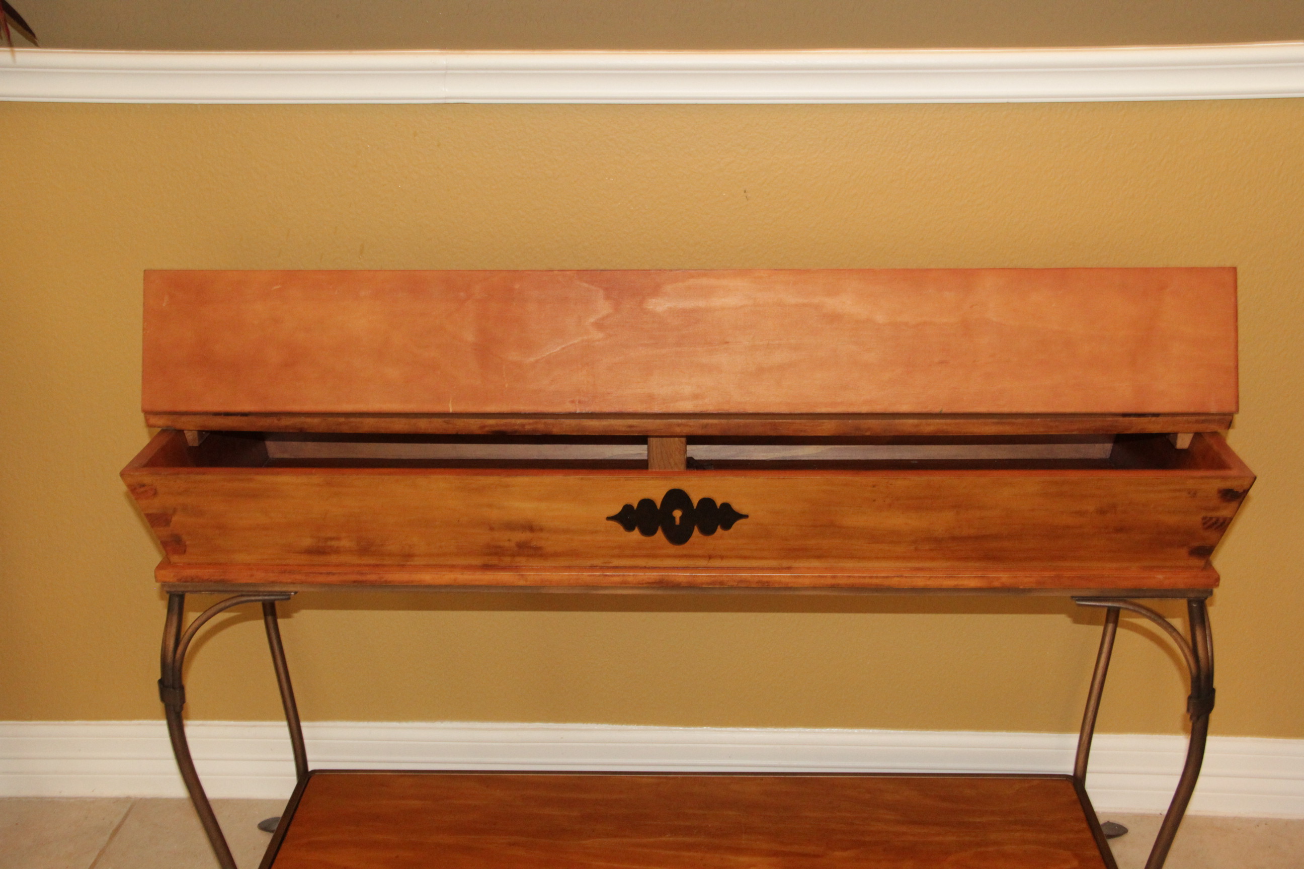 Dough Box Style Console Table