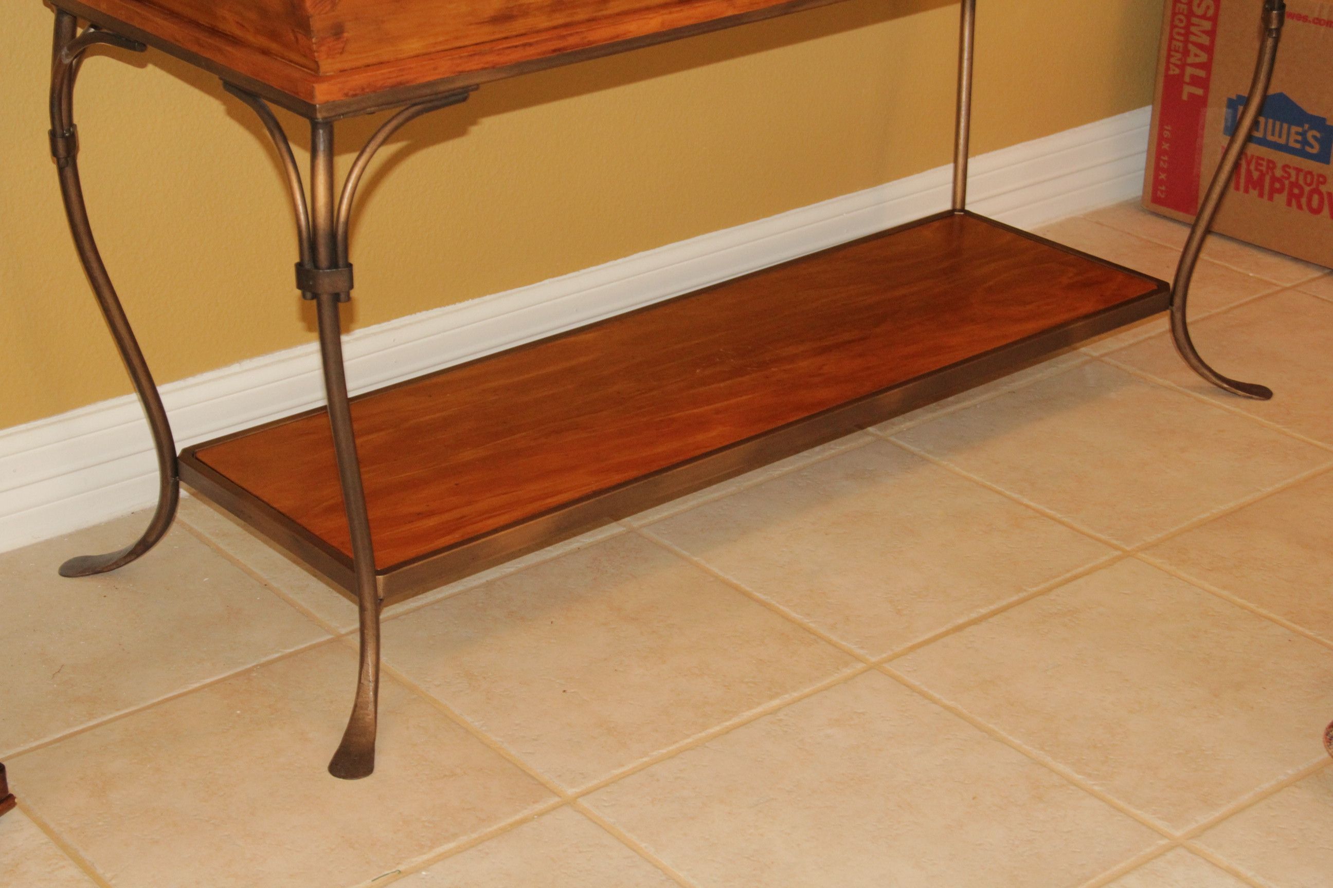 Dough Box Style Console Table