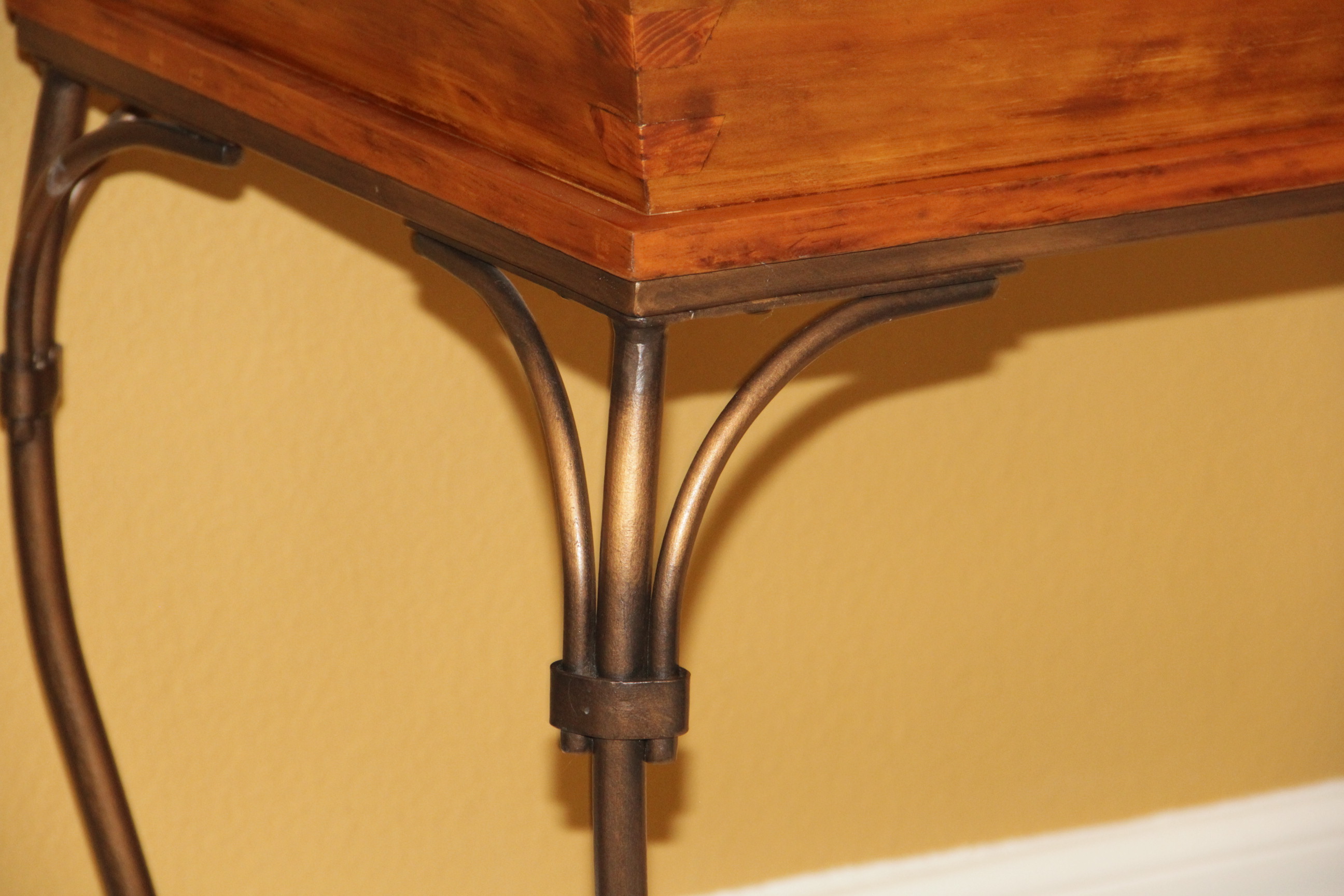 Dough Box Style Console Table