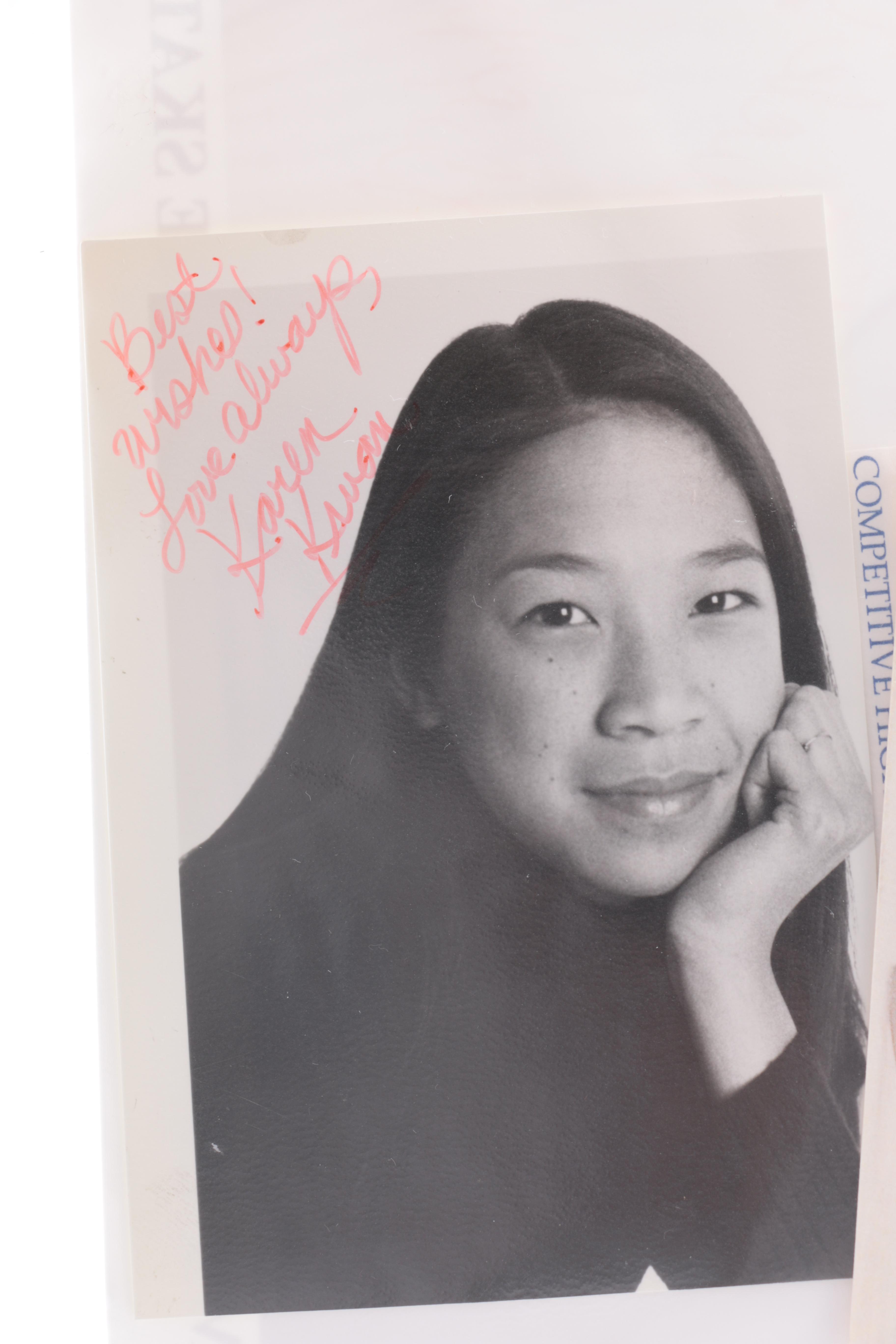 Autographed "Michelle Kwan" U.S. Figure Skating Photograph