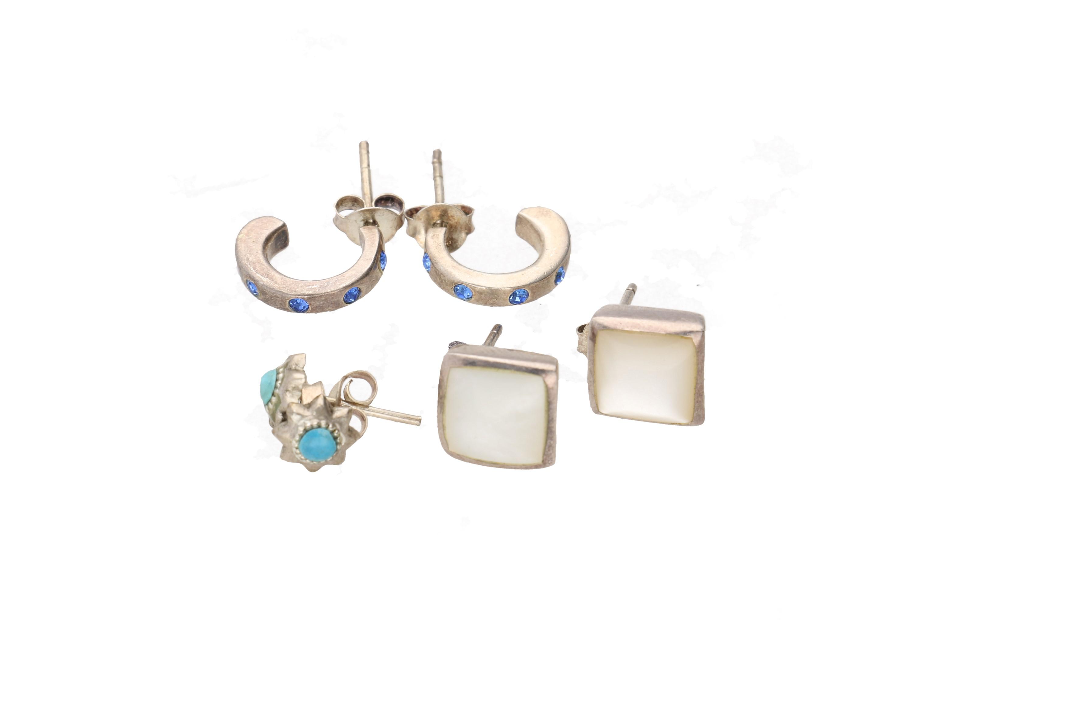 Sterling Silver Brooches and Earrings