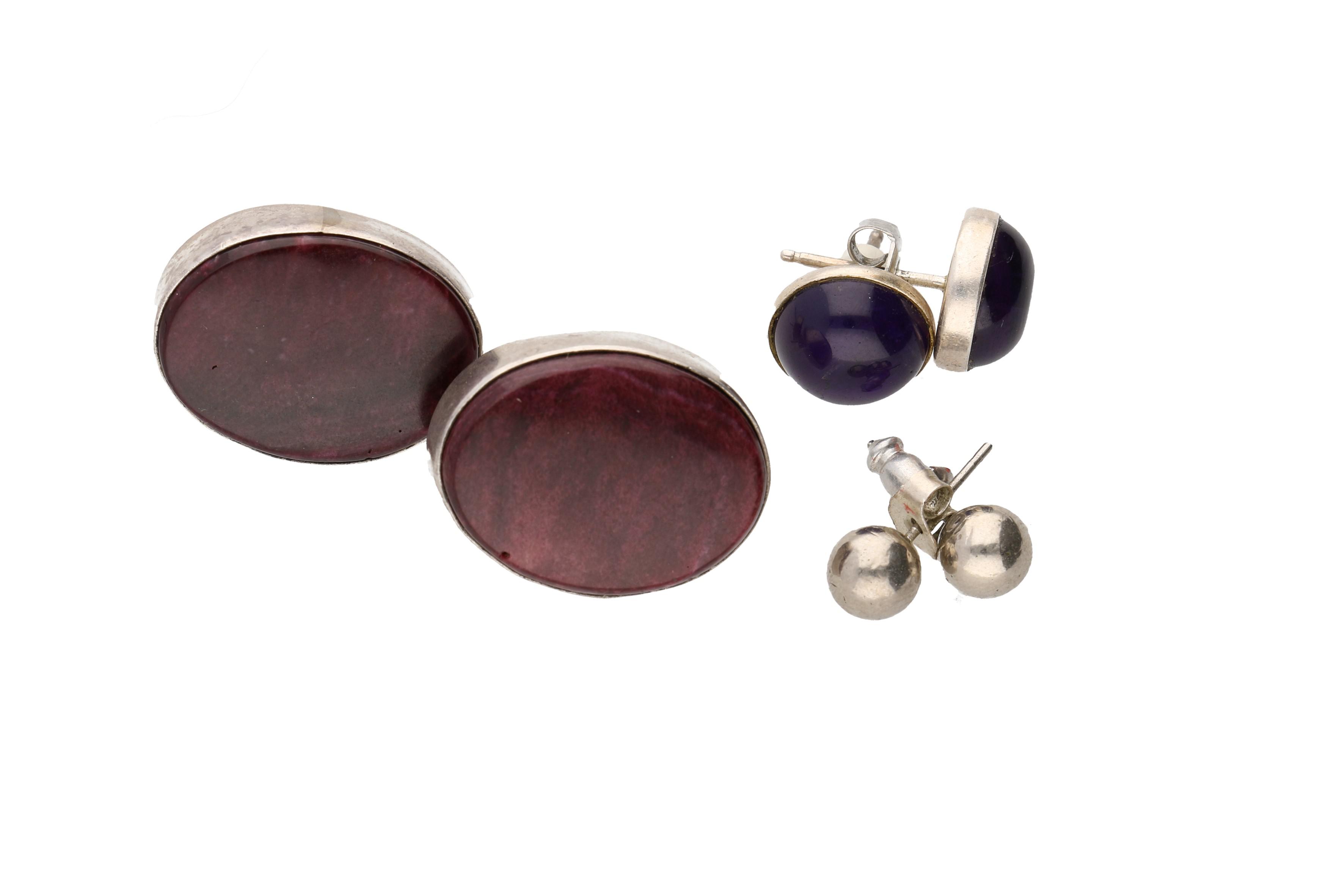 Sterling Silver Brooches and Earrings