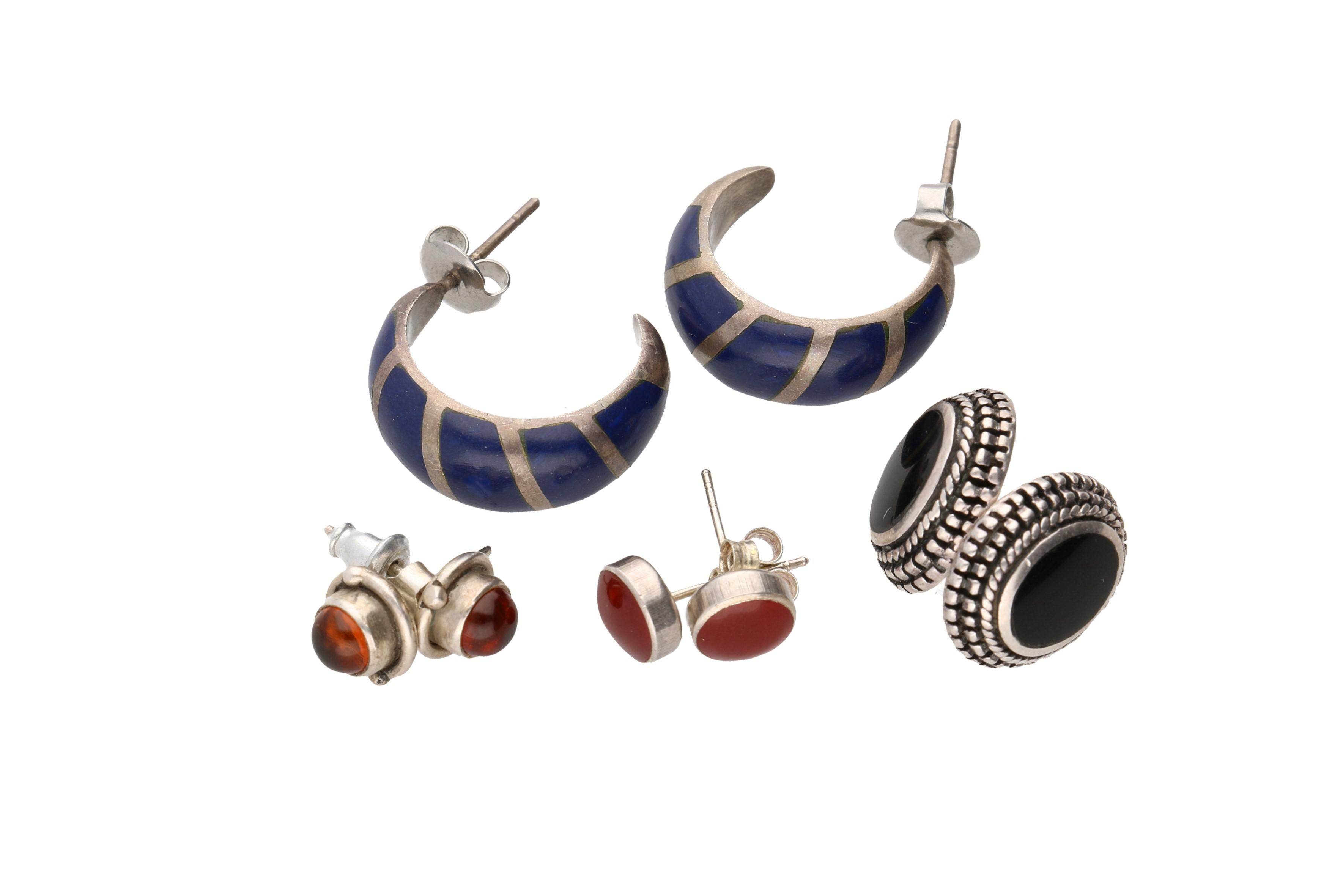 Sterling Silver Brooches and Earrings