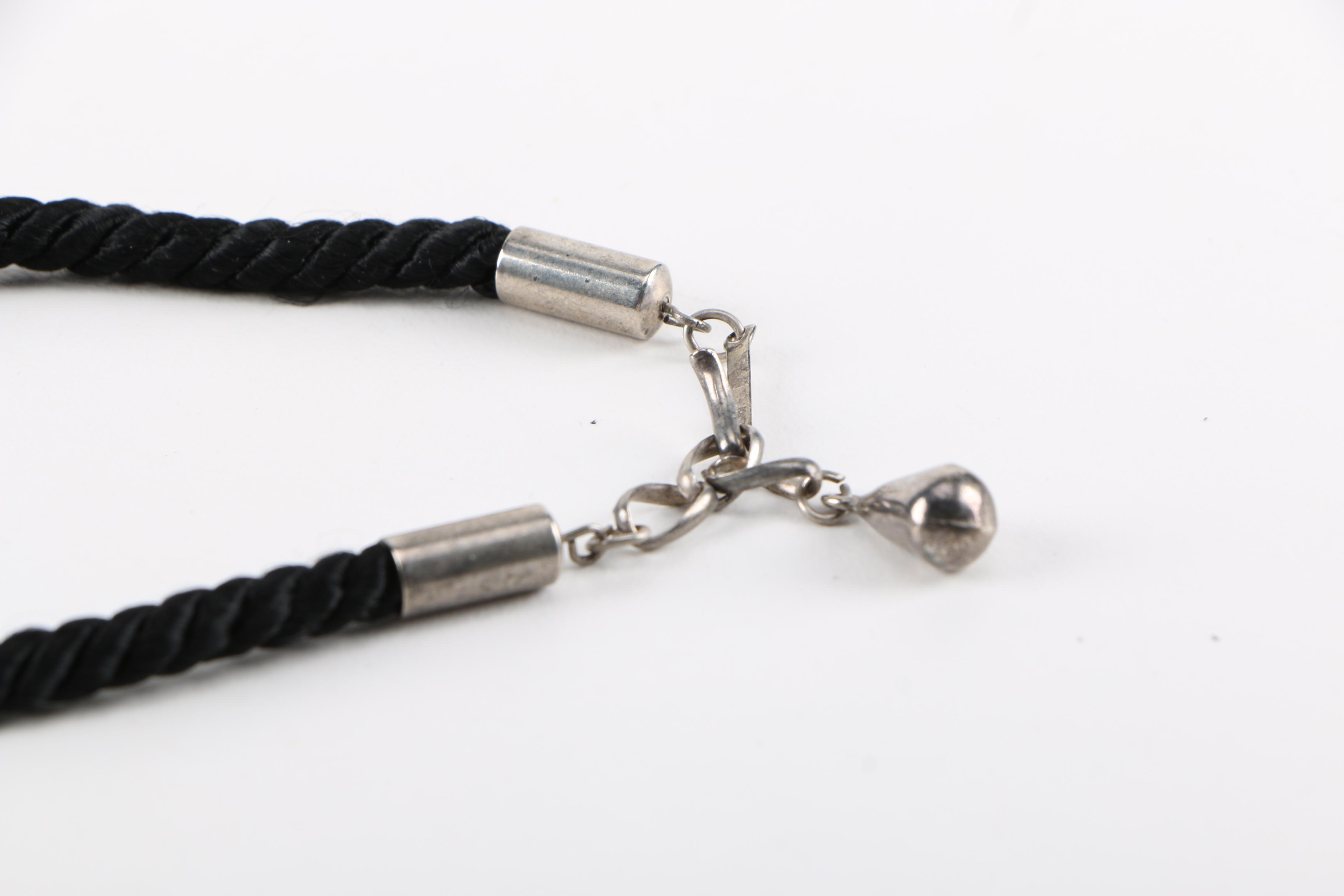 Sterling Silver Demi Parure Pendant Necklace and Dangle Earrings