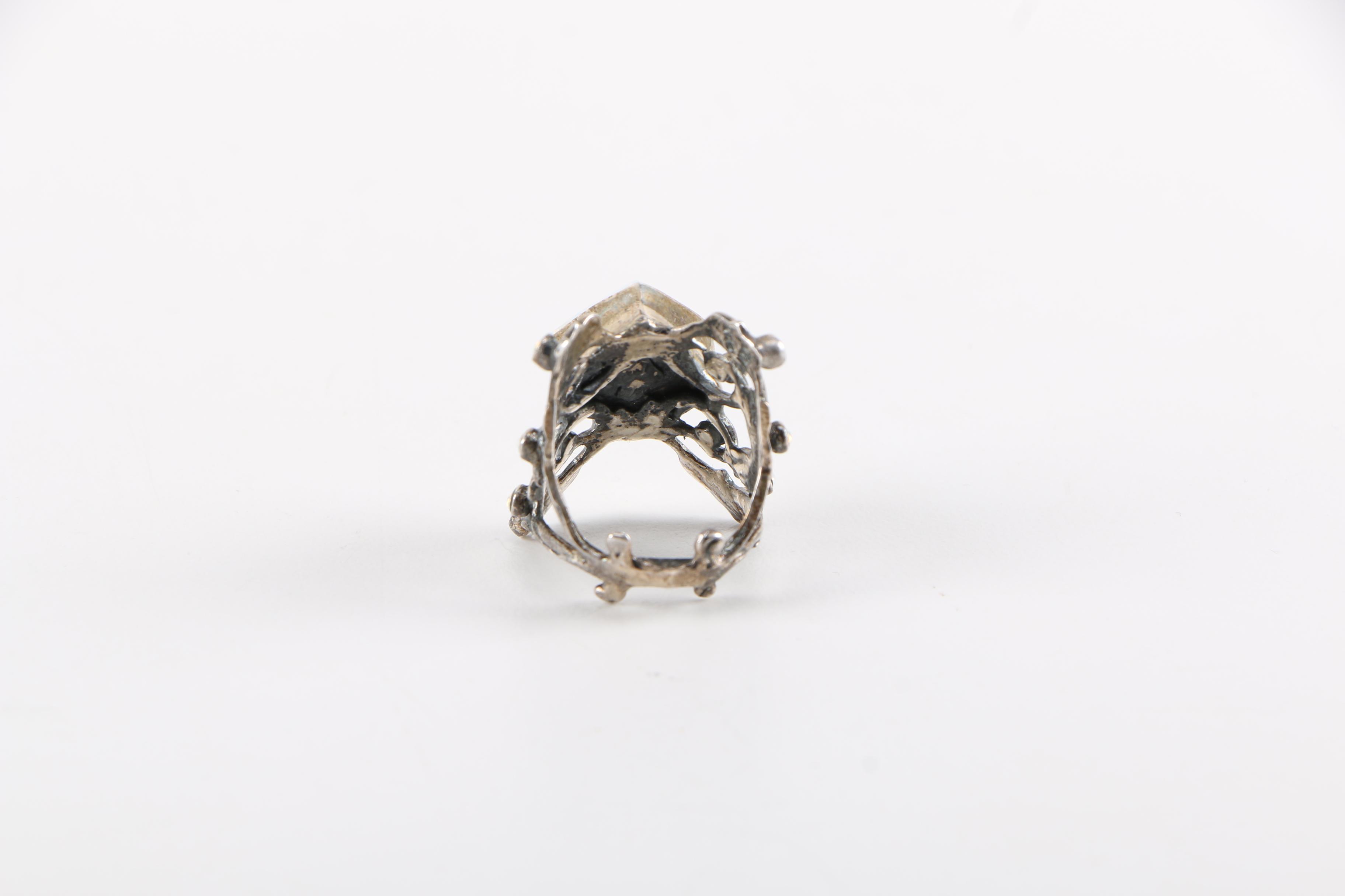 Sterling Silver "Virgins, Angels and Saints" Ring