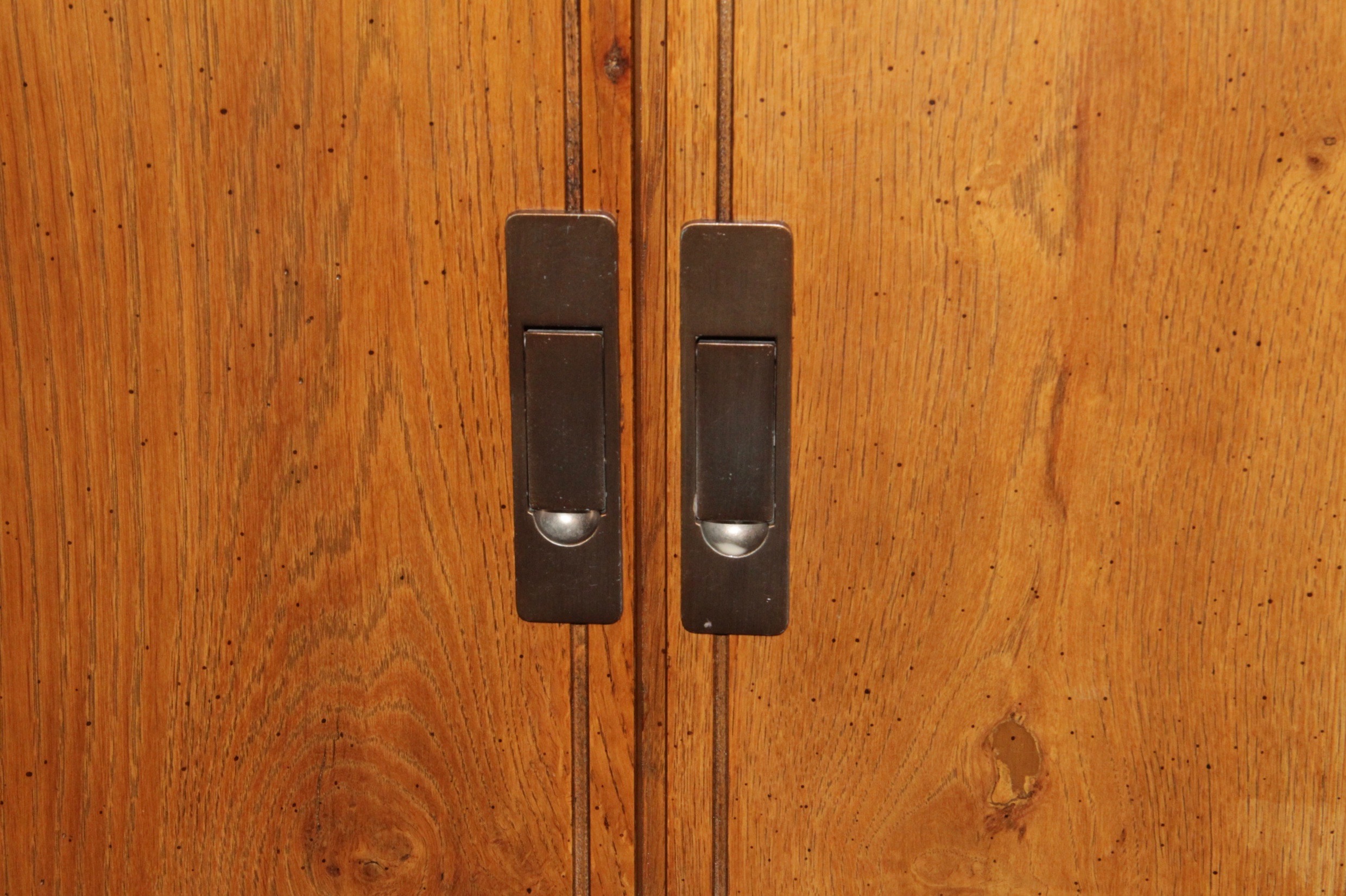 Vintage Campaign Style Oak Dresser by Bassett