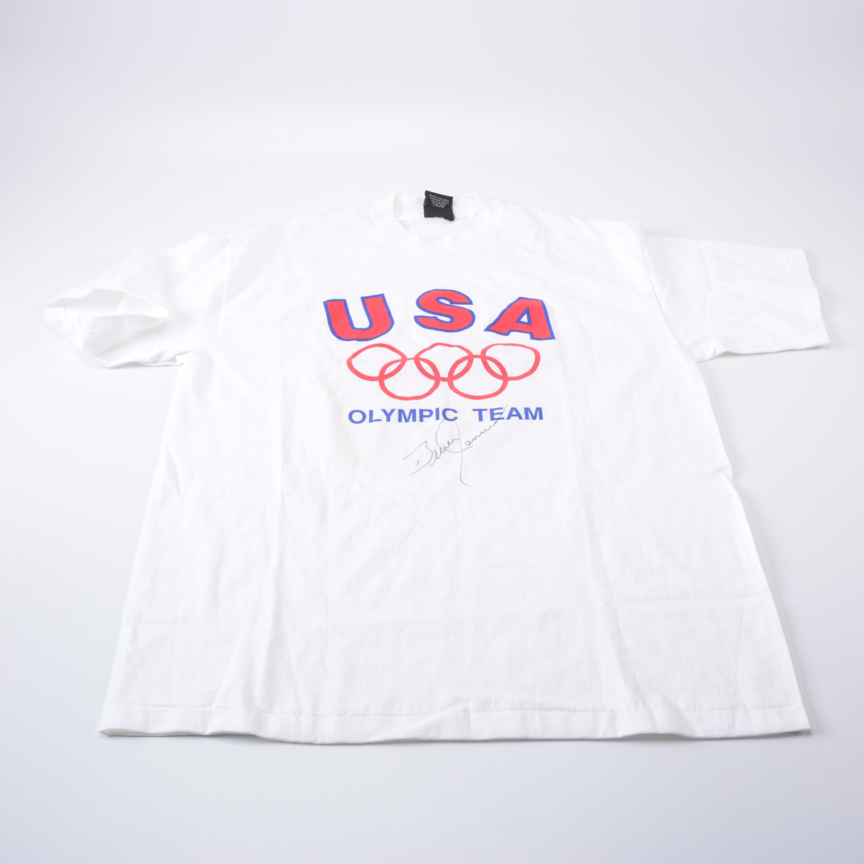 Bruce Jenner signed Olympic T-Shirt