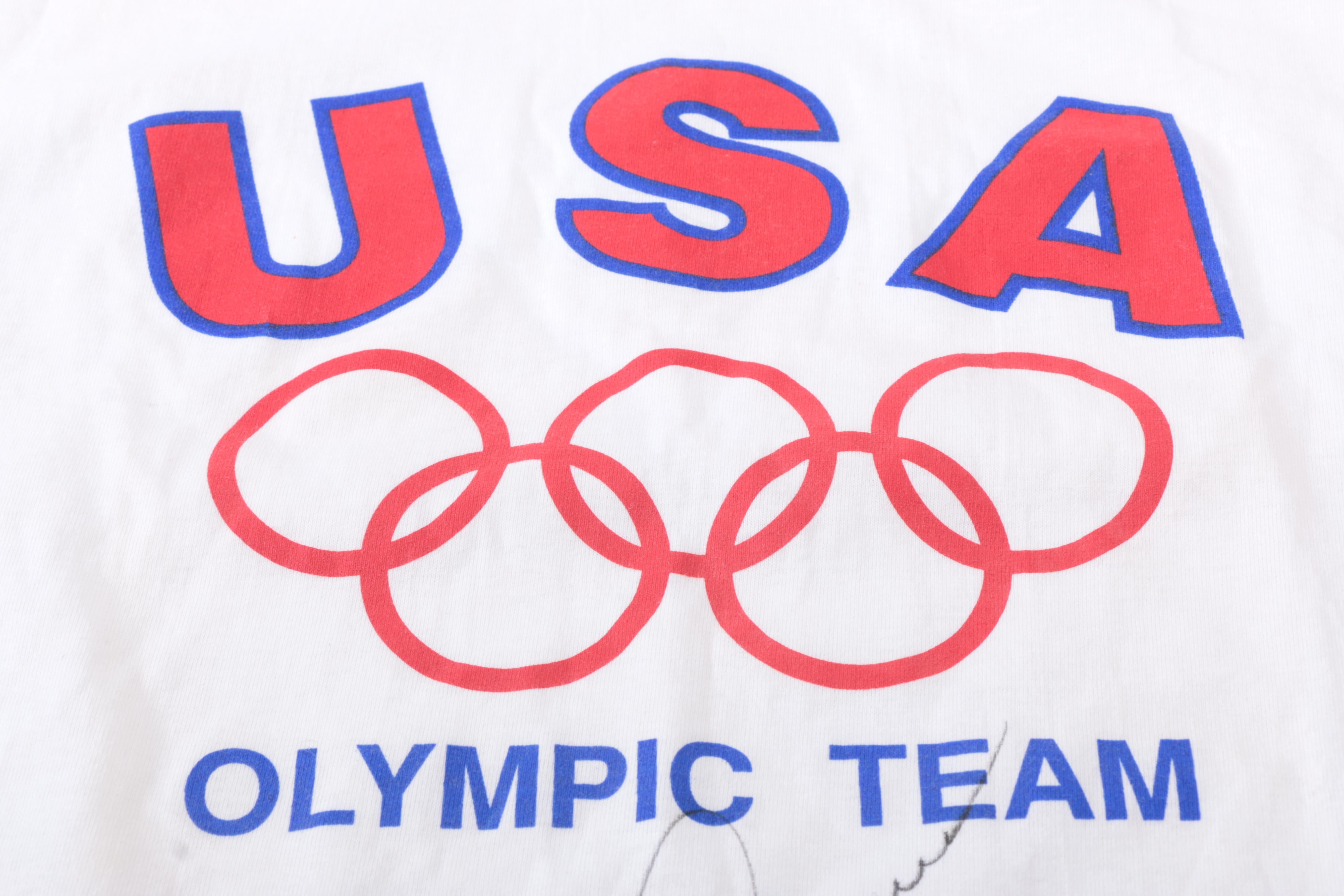 Bruce Jenner signed Olympic T-Shirt