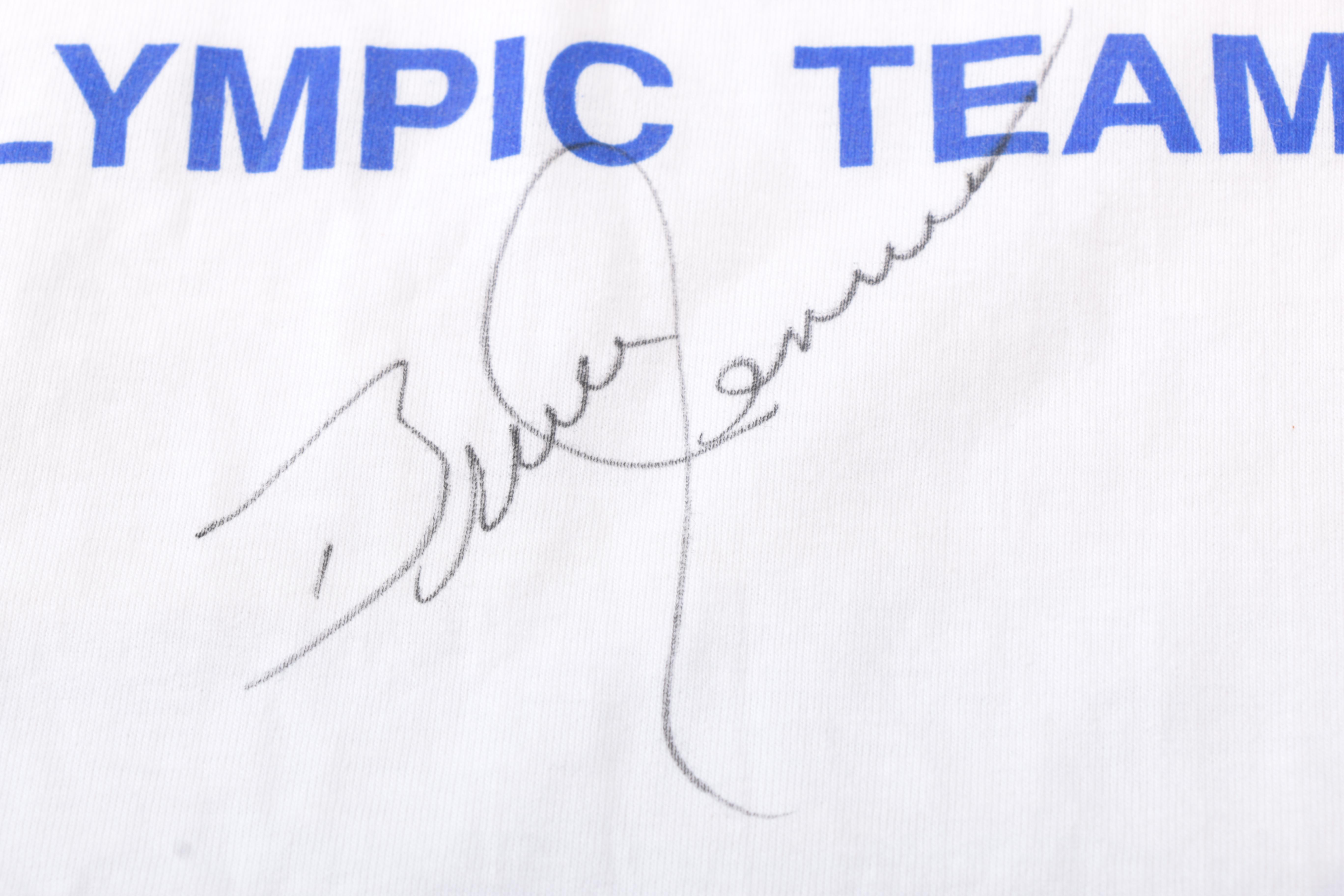 Bruce Jenner signed Olympic T-Shirt