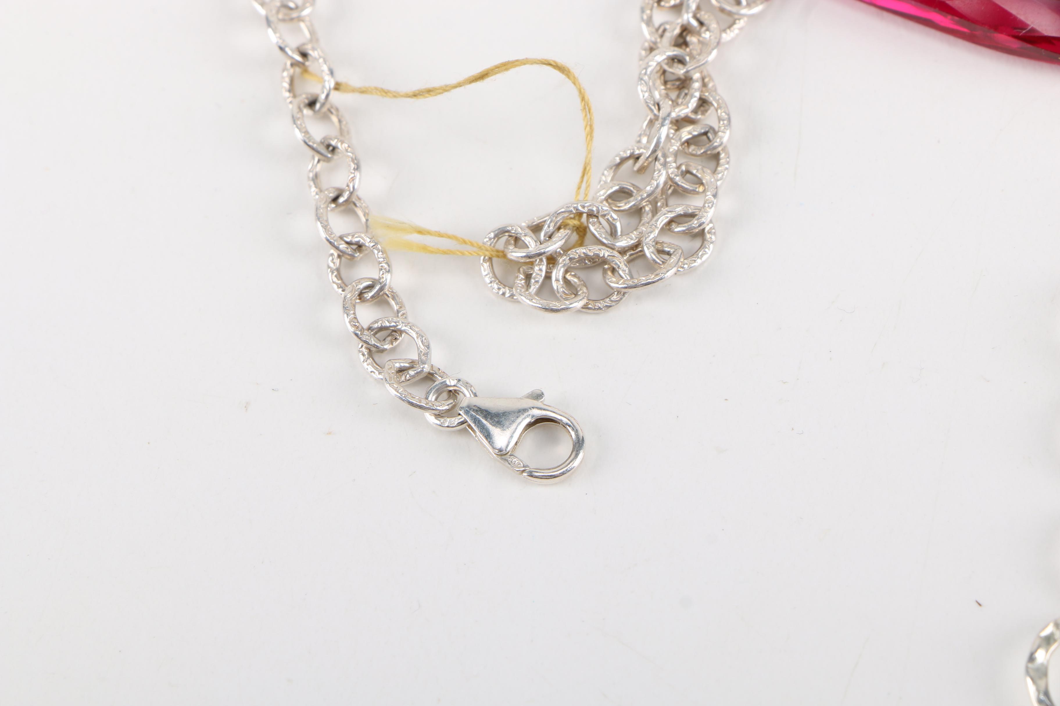 Sterling Silver Statement Necklace
