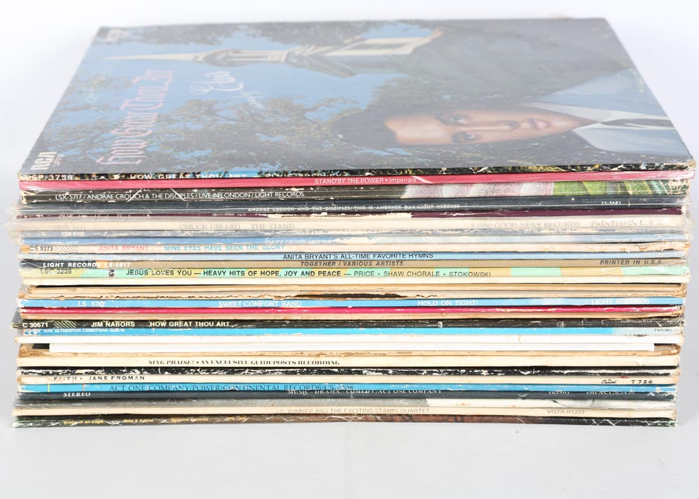 Inspirational LPs Featuring Elvis, Andrae Crouch, Imperials, More