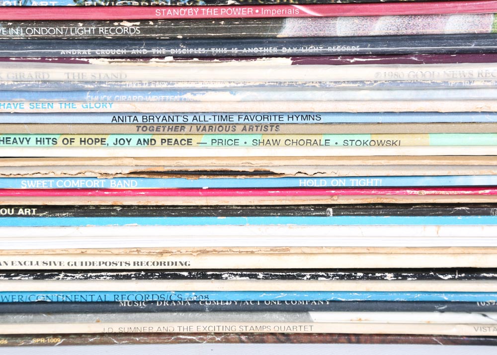 Inspirational LPs Featuring Elvis, Andrae Crouch, Imperials, More