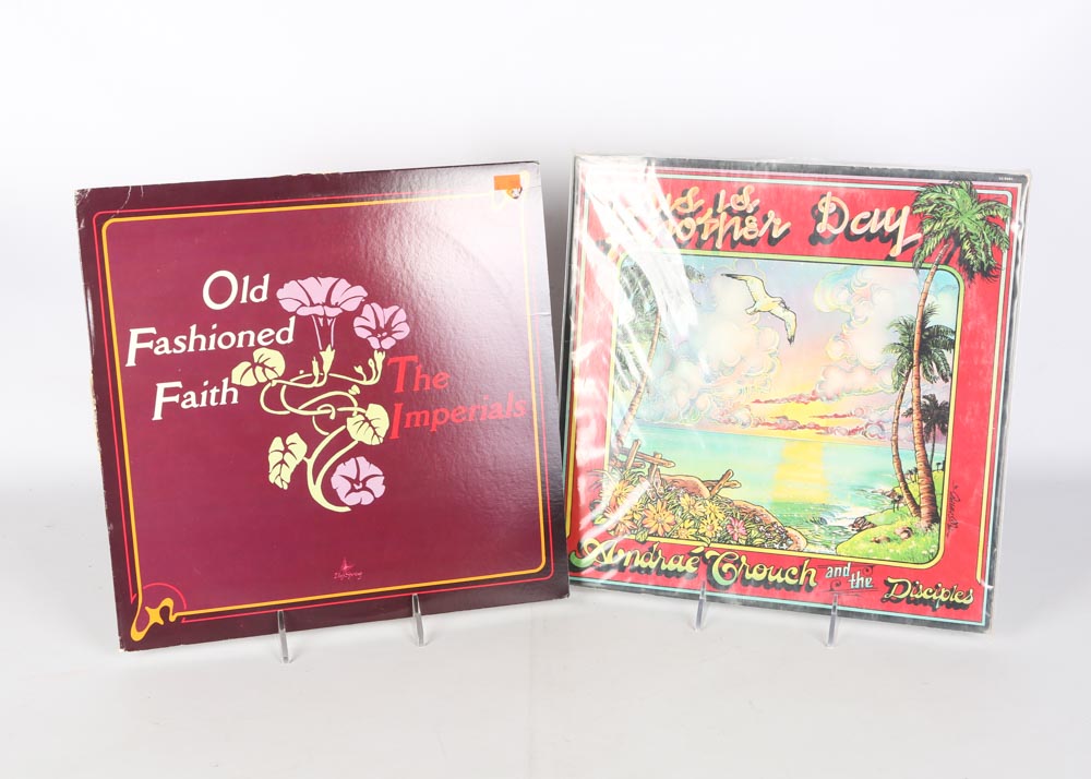 Inspirational LPs Featuring Elvis, Andrae Crouch, Imperials, More