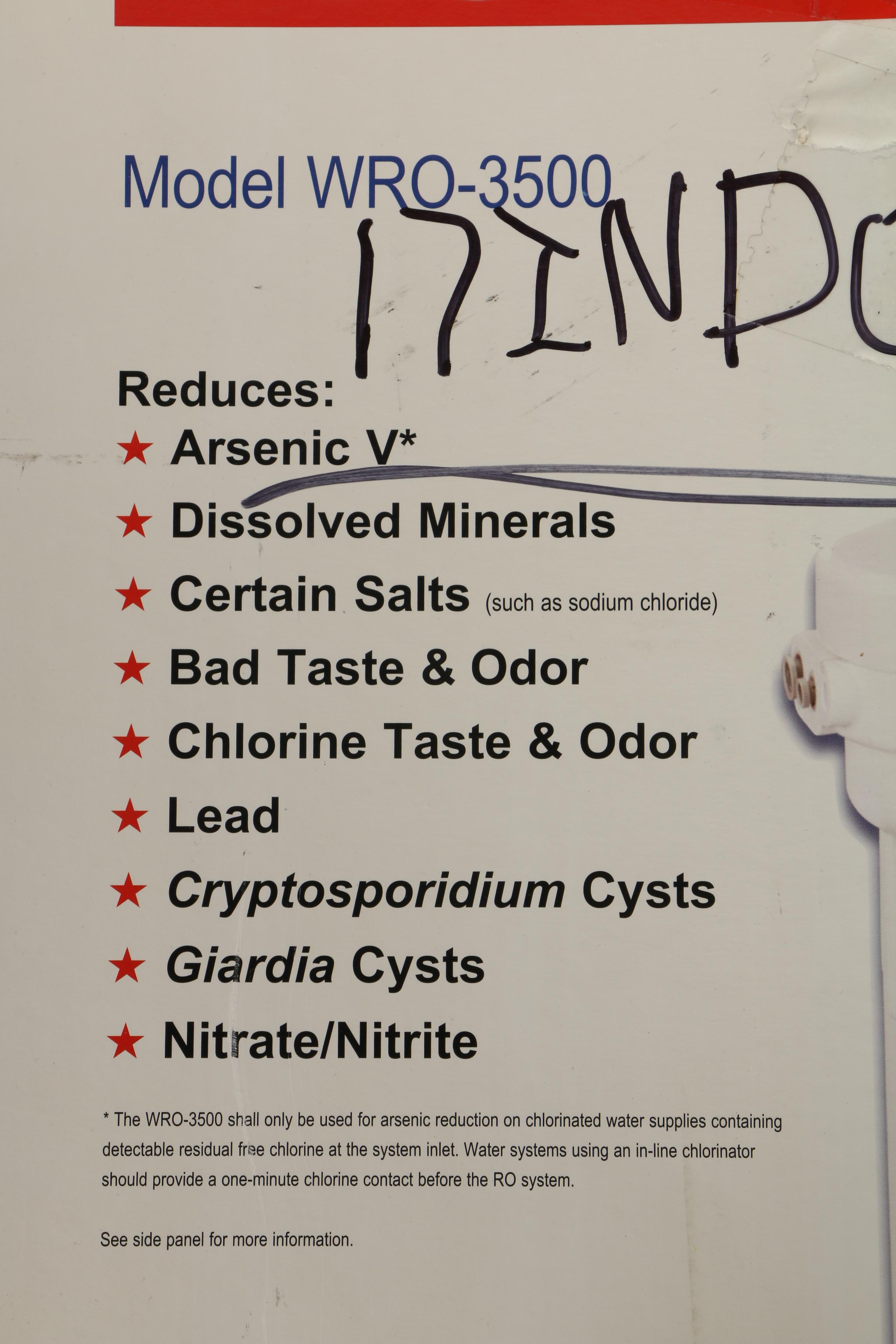 American Plumber Drinking Water Filter System