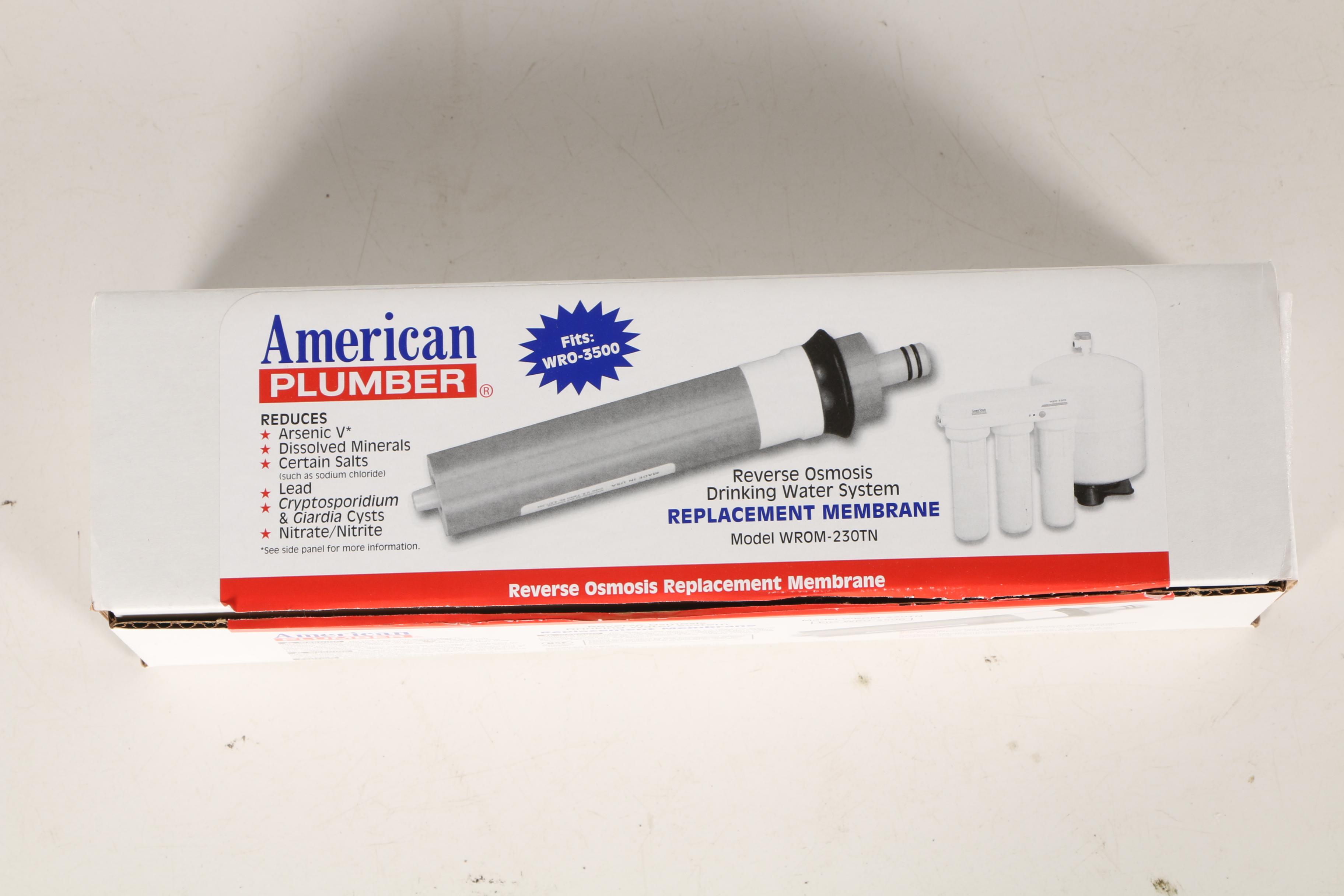 American Plumber Drinking Water Filter System