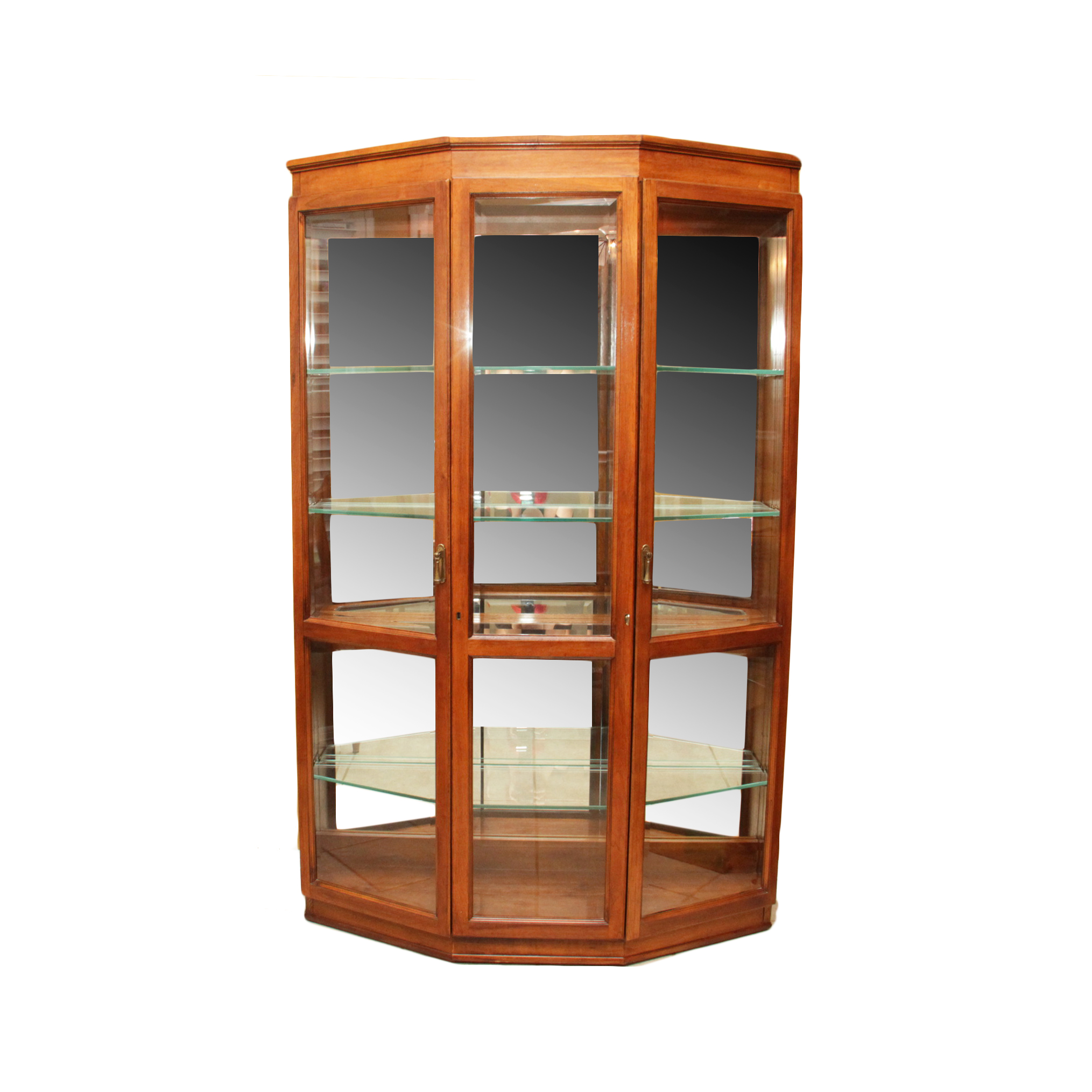 Vintage Mahogany Display Cabinet