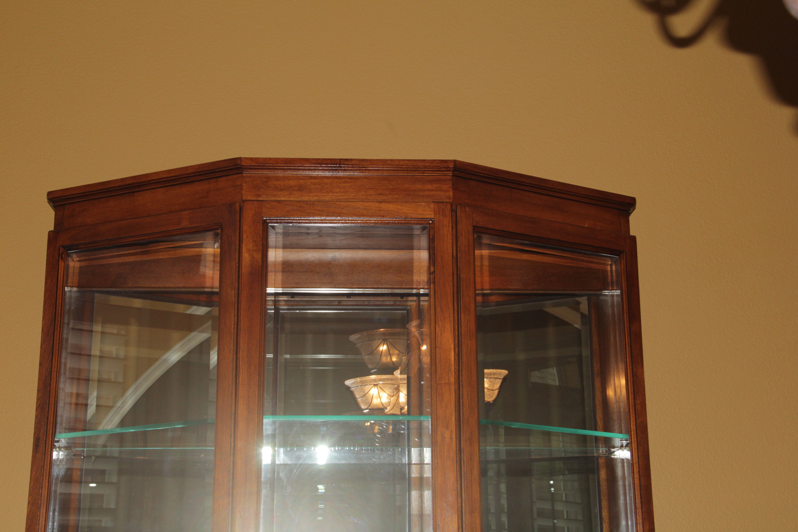 Vintage Mahogany Display Cabinet