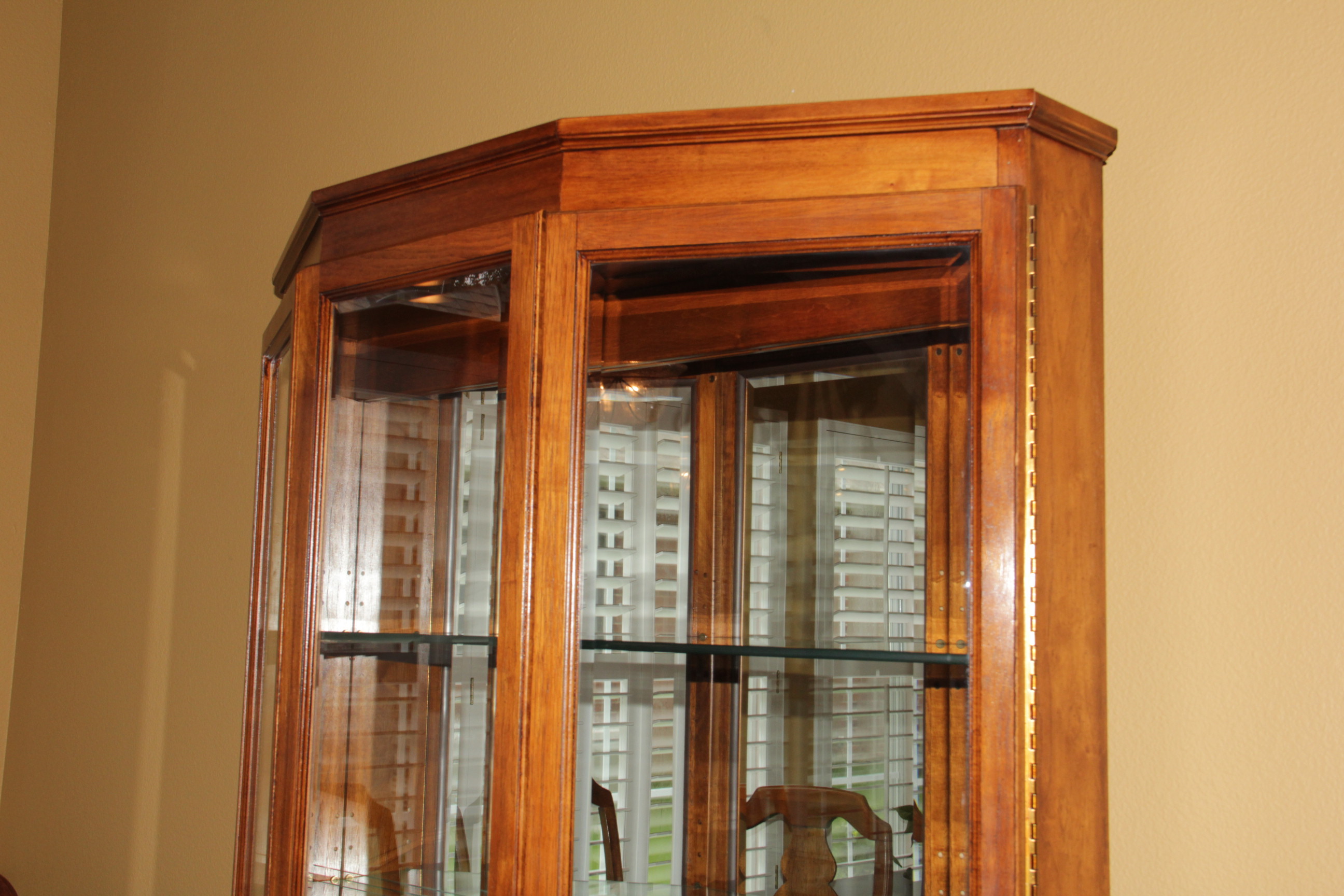 Vintage Mahogany Display Cabinet