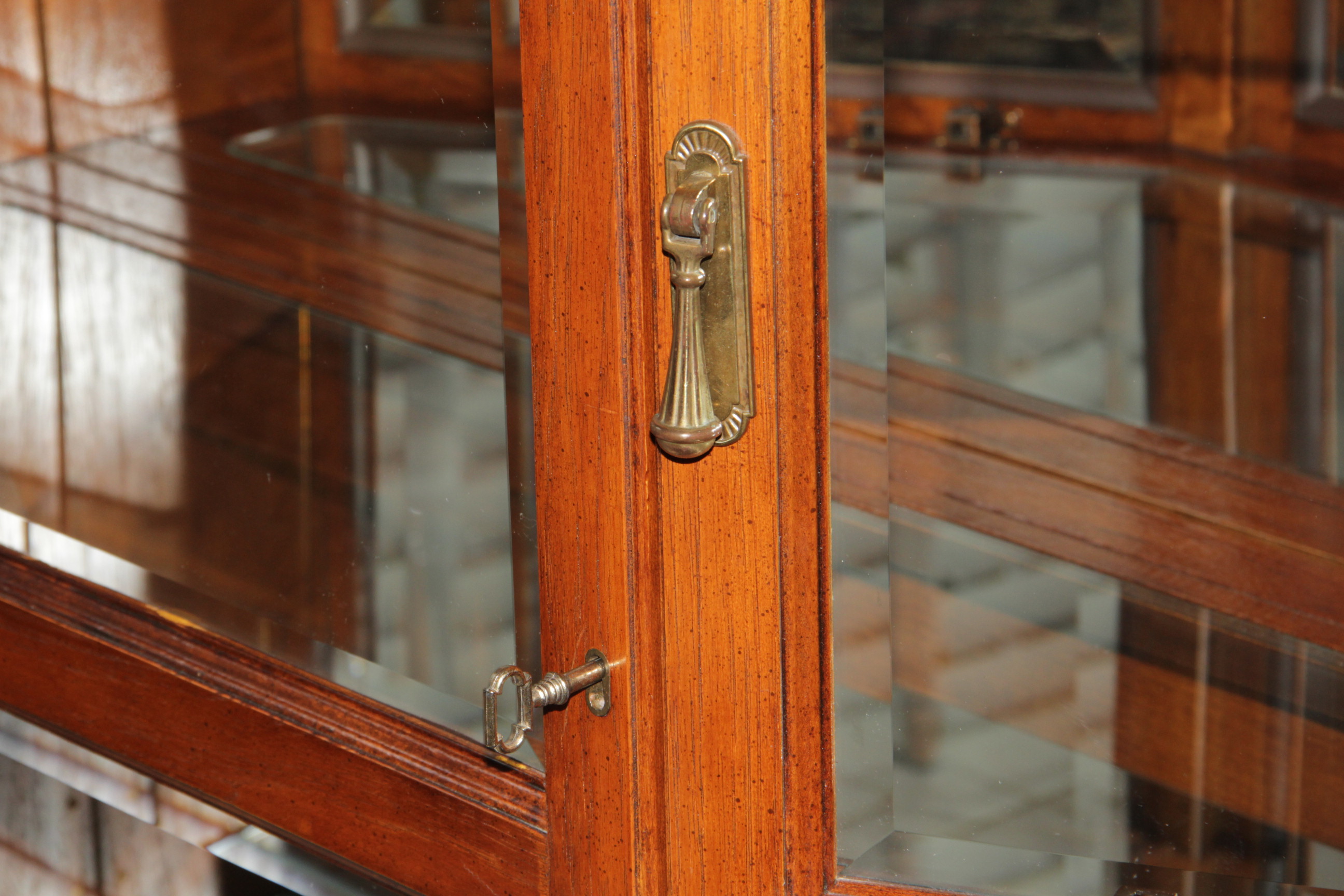Vintage Mahogany Display Cabinet