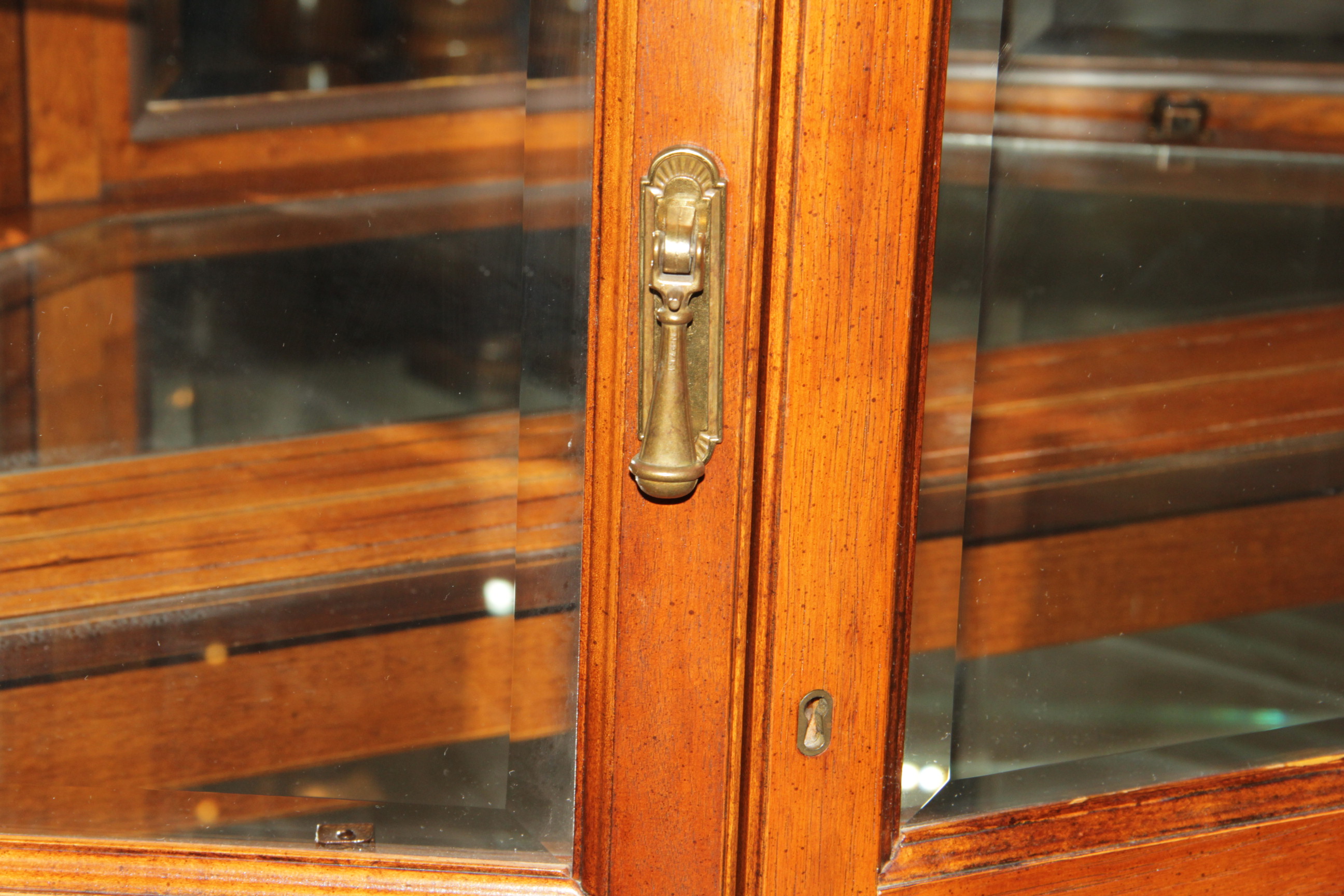 Vintage Mahogany Display Cabinet