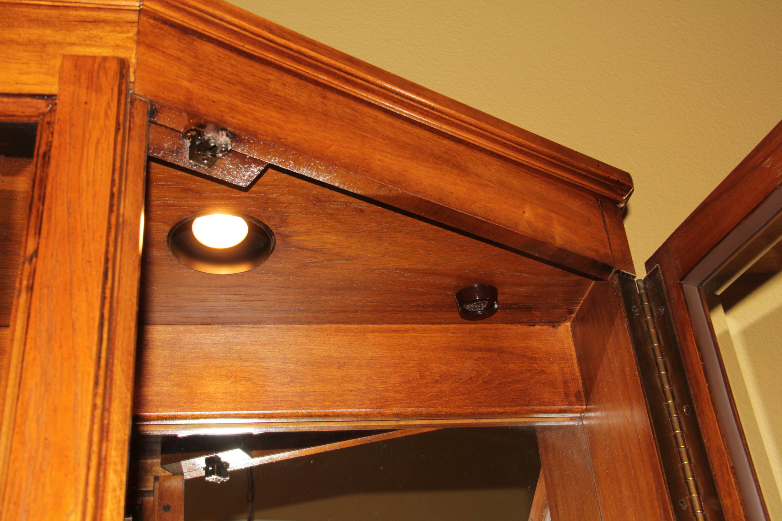 Vintage Mahogany Display Cabinet