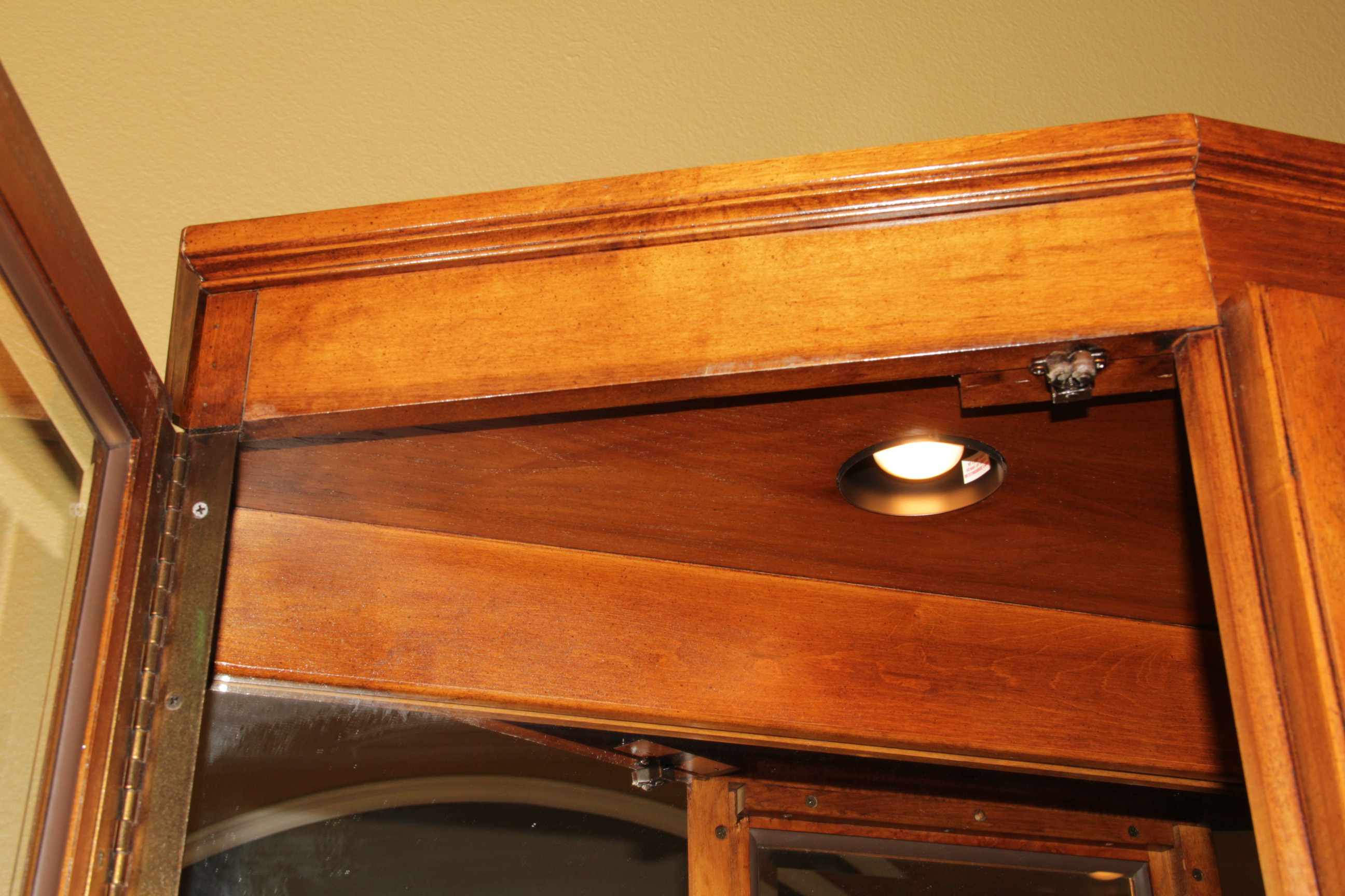 Vintage Mahogany Display Cabinet