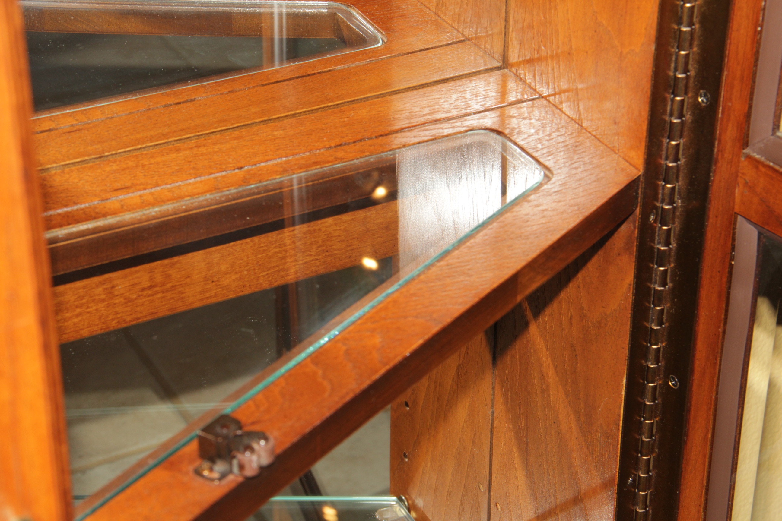 Vintage Mahogany Display Cabinet