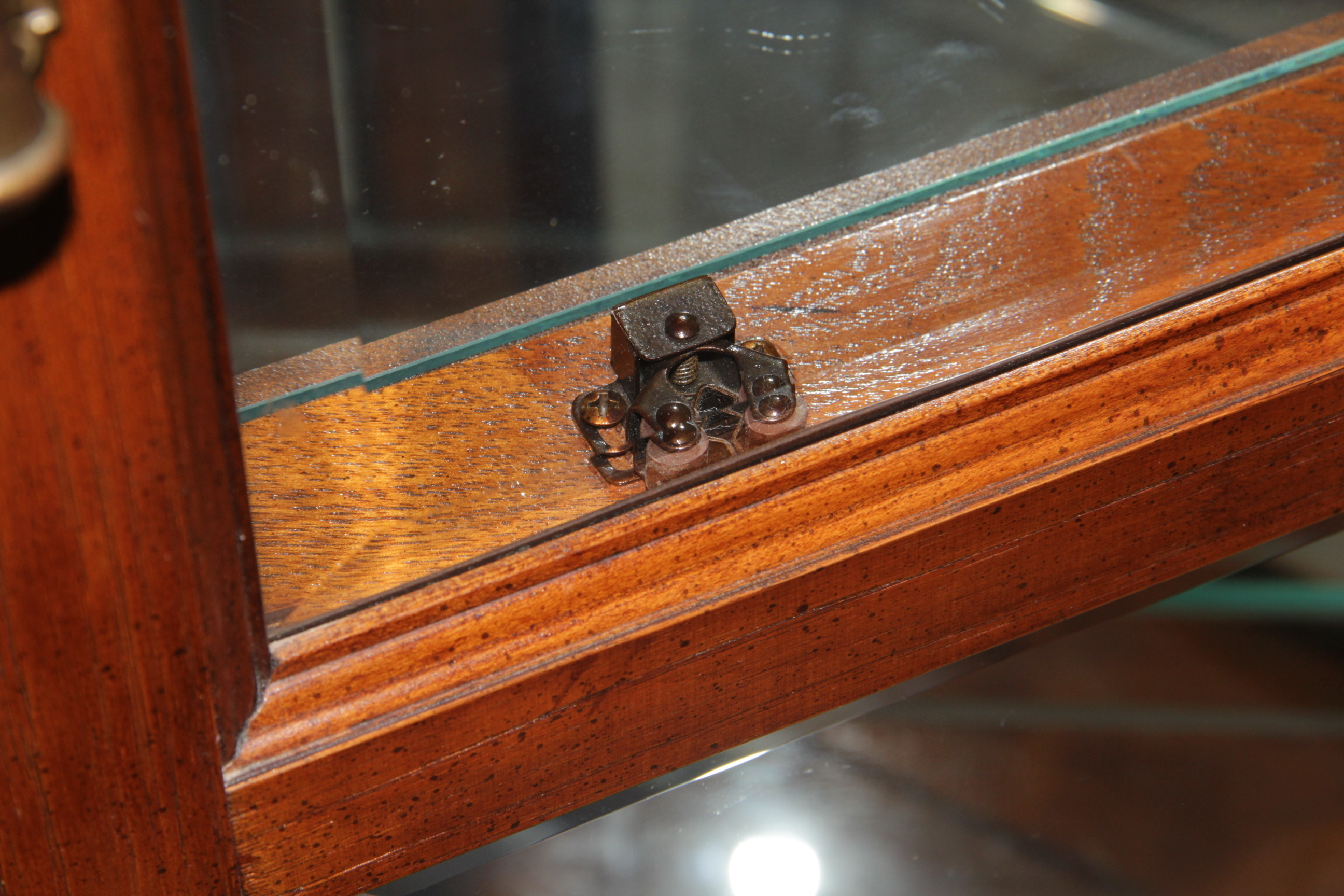 Vintage Mahogany Display Cabinet