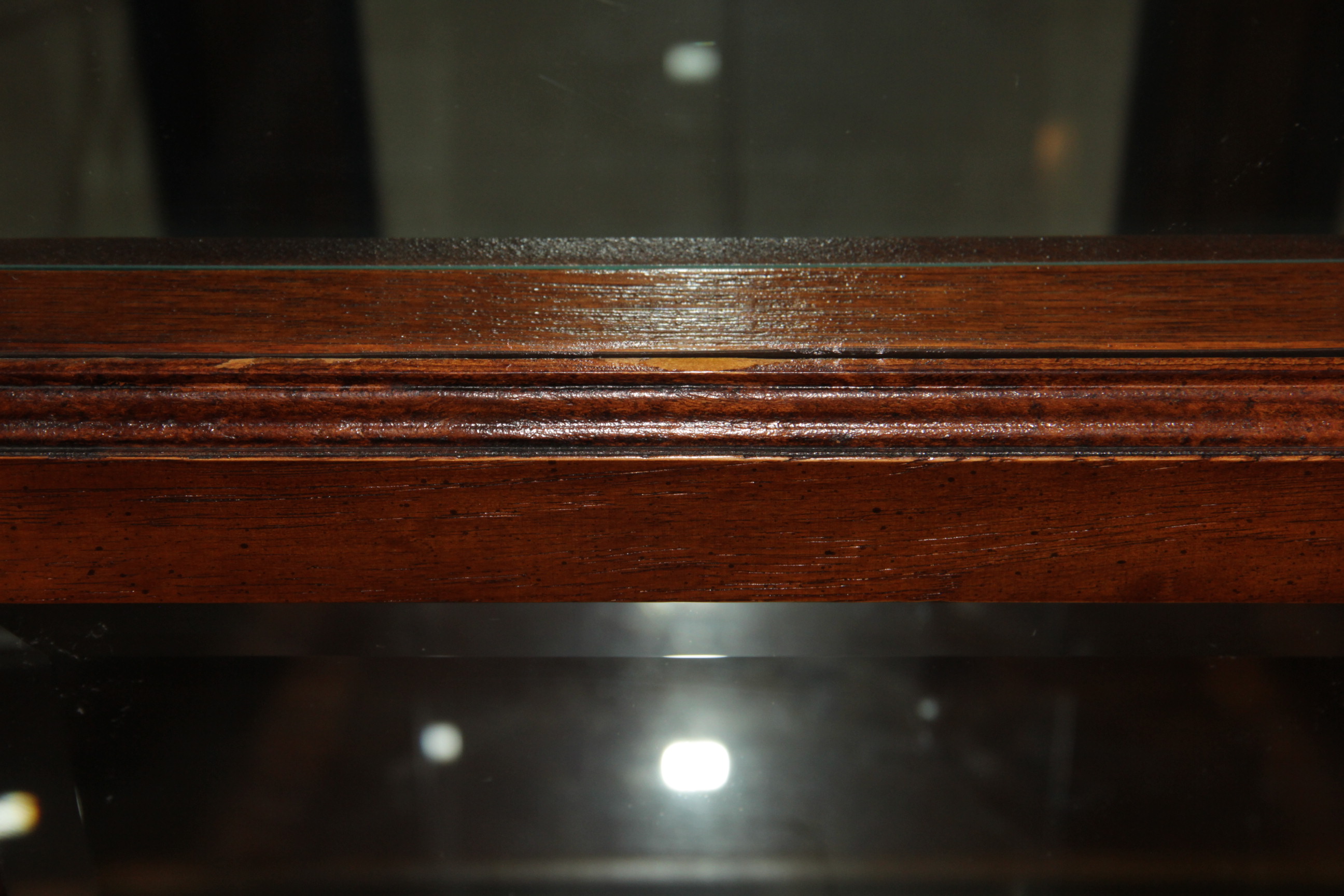 Vintage Mahogany Display Cabinet