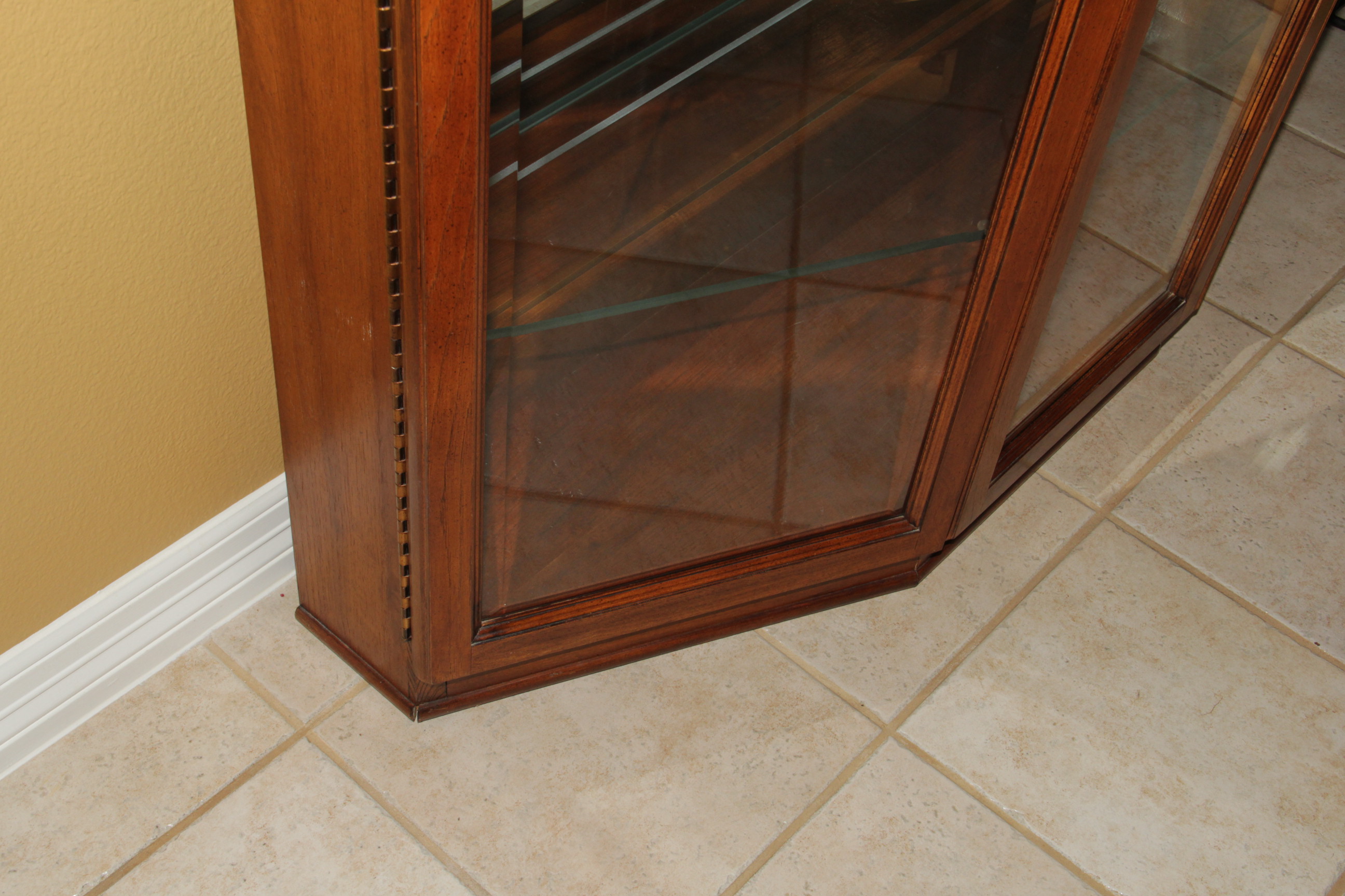 Vintage Mahogany Display Cabinet