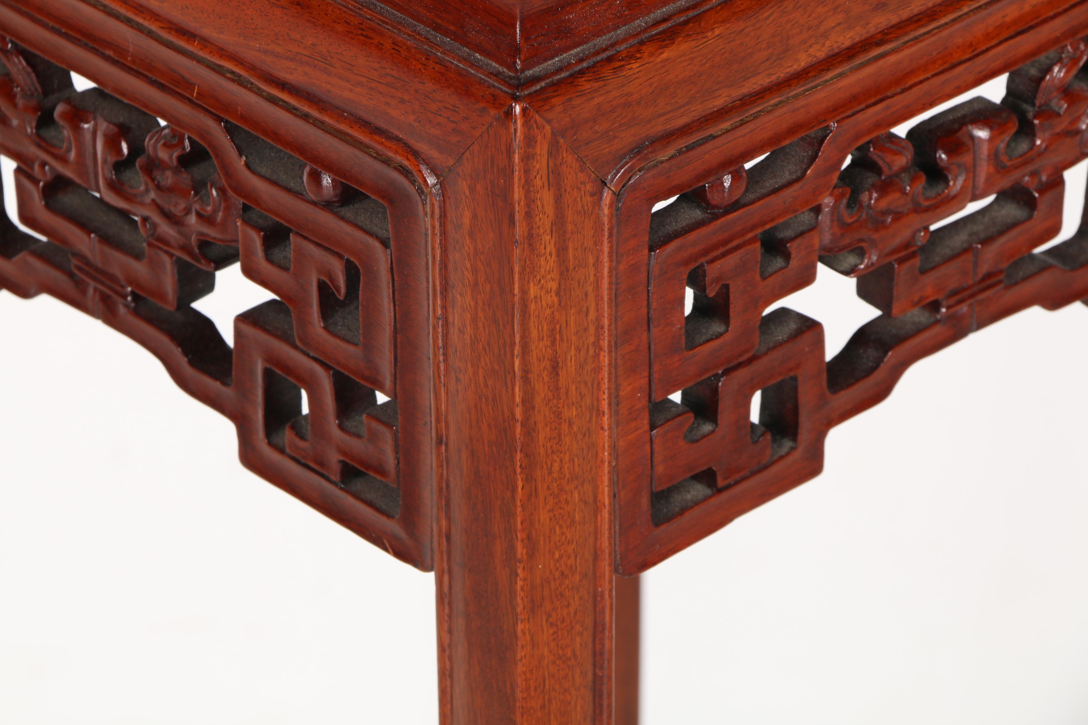 Chinese Carved Plant Stand