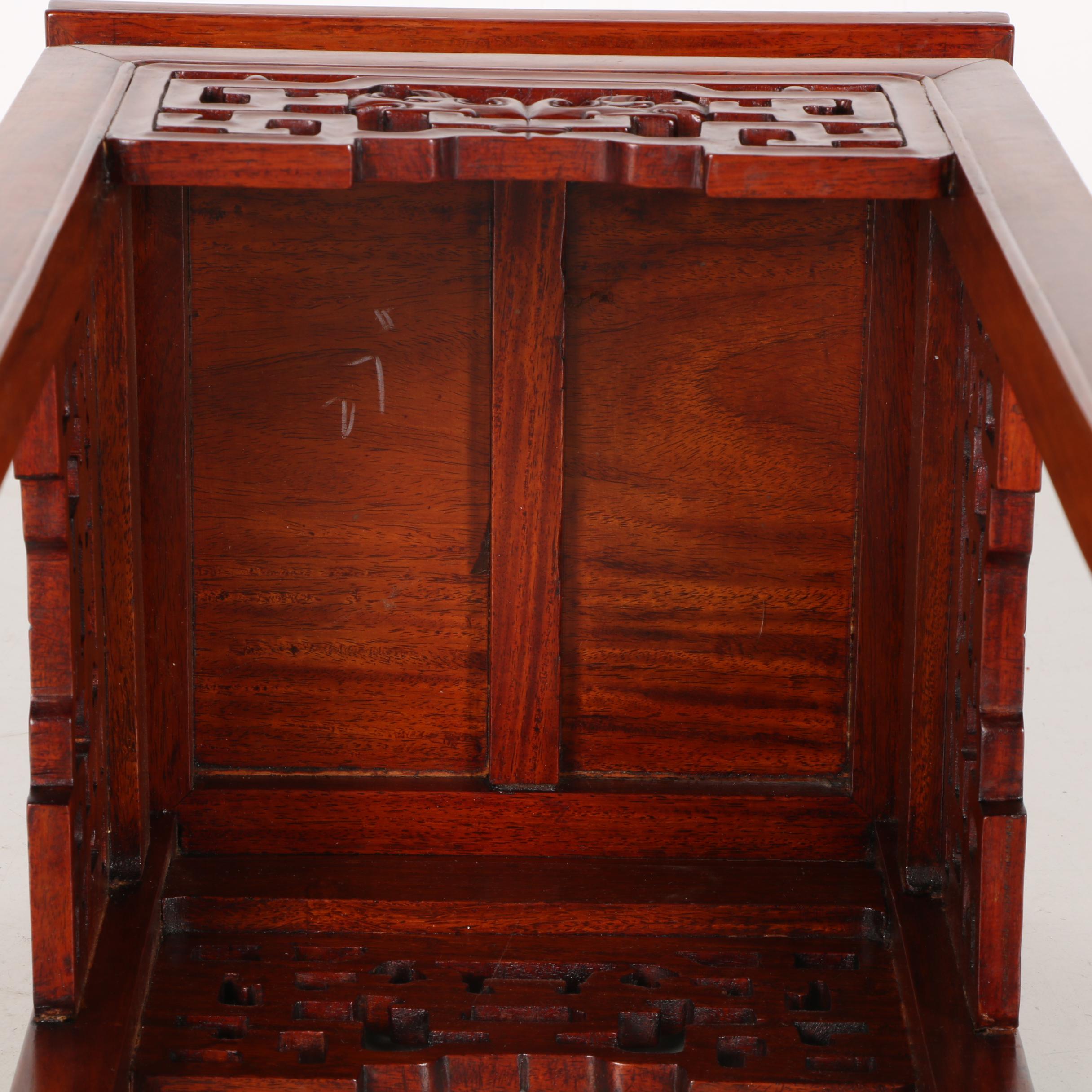 Chinese Carved Plant Stand