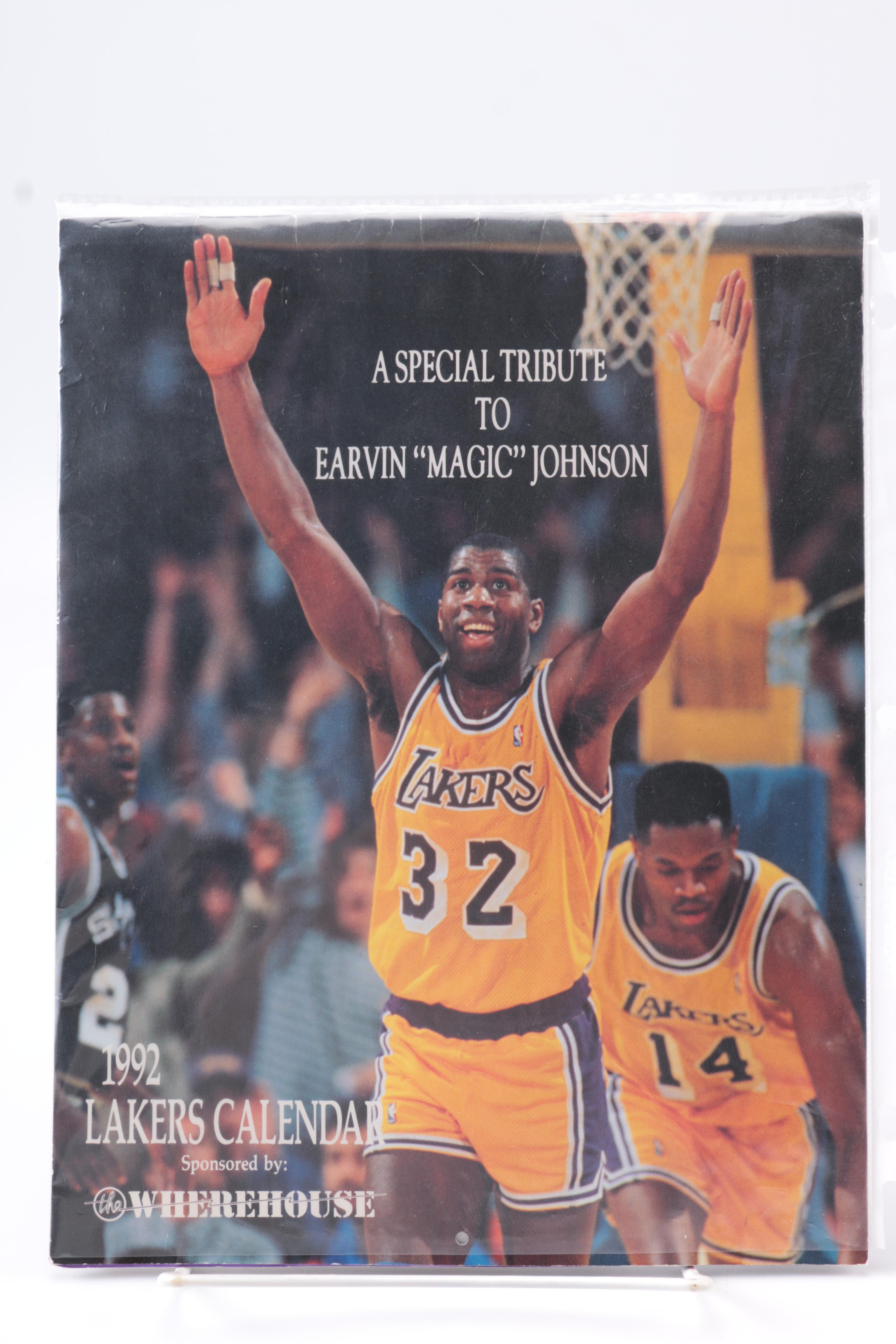 Assorted Magic Johnson Memorabilia
