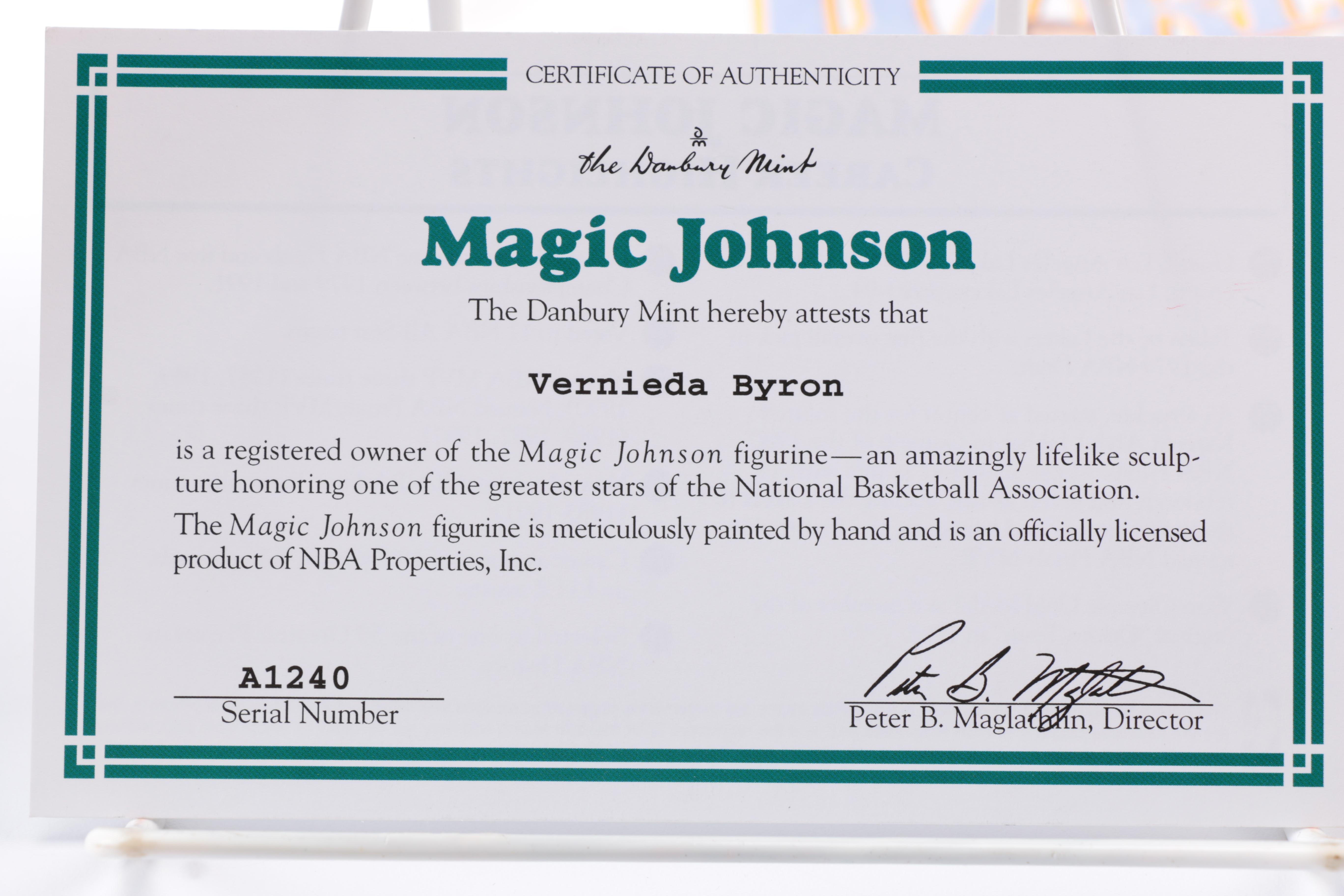 Assorted Magic Johnson Memorabilia