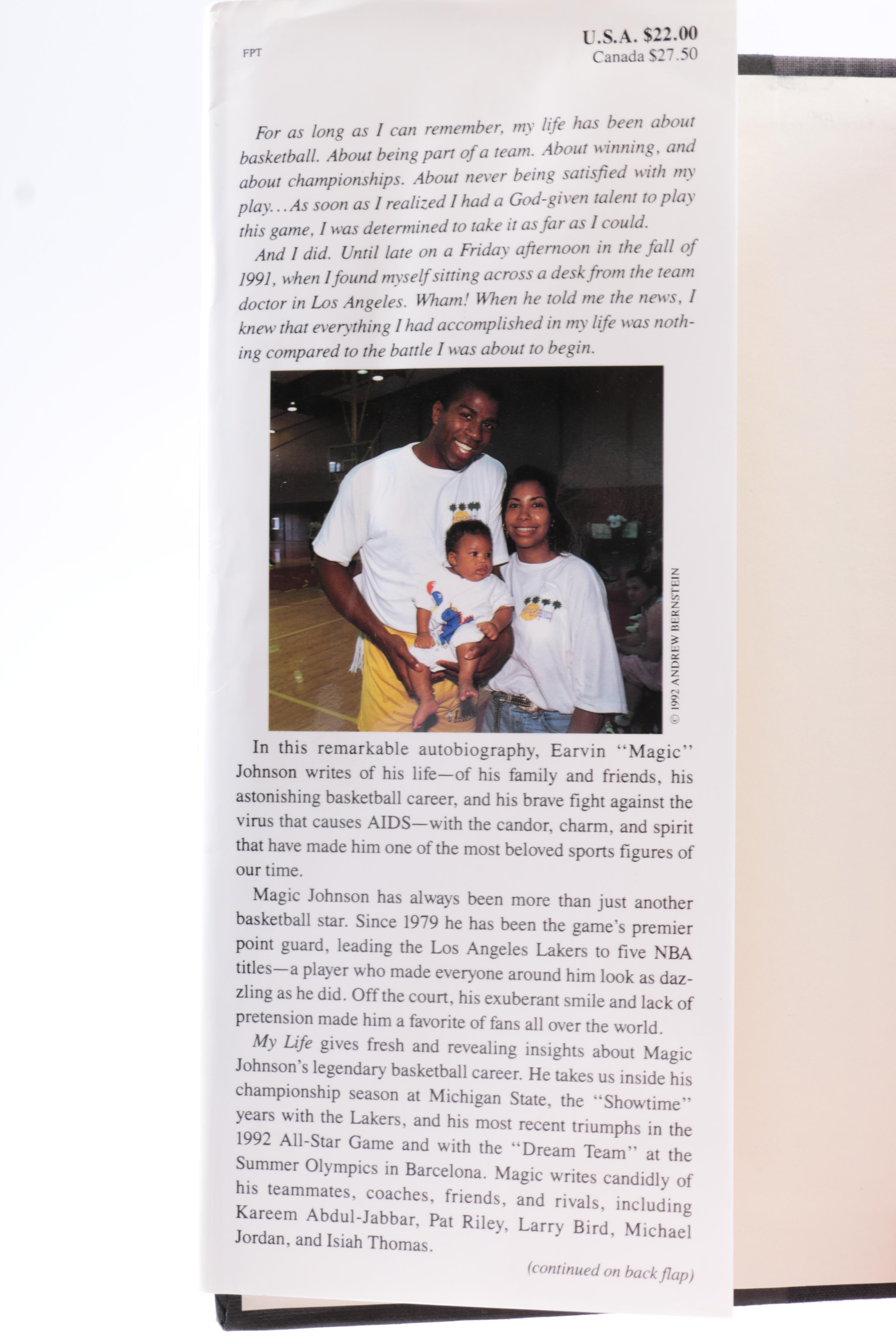 Assorted Magic Johnson Memorabilia