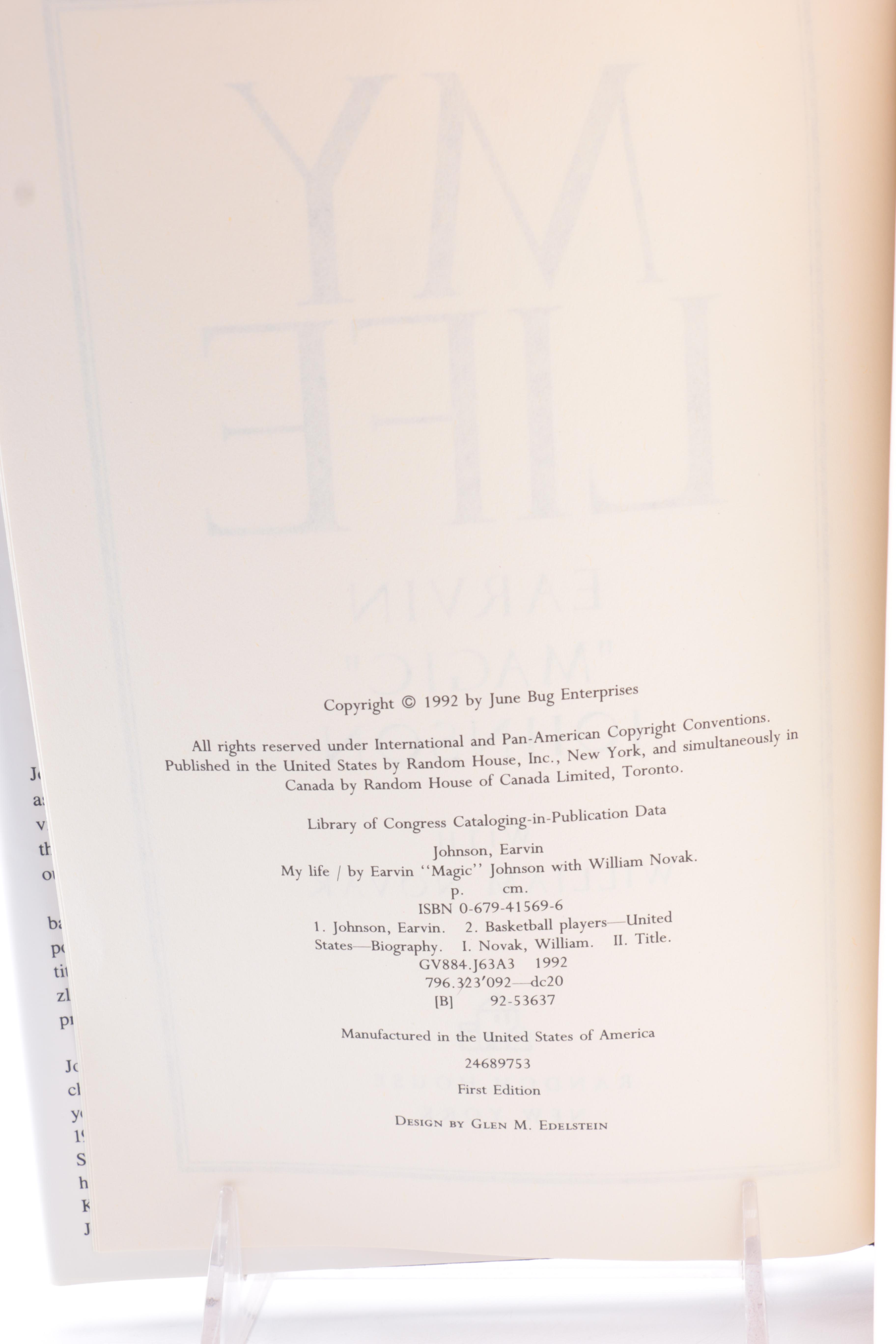 Assorted Magic Johnson Memorabilia