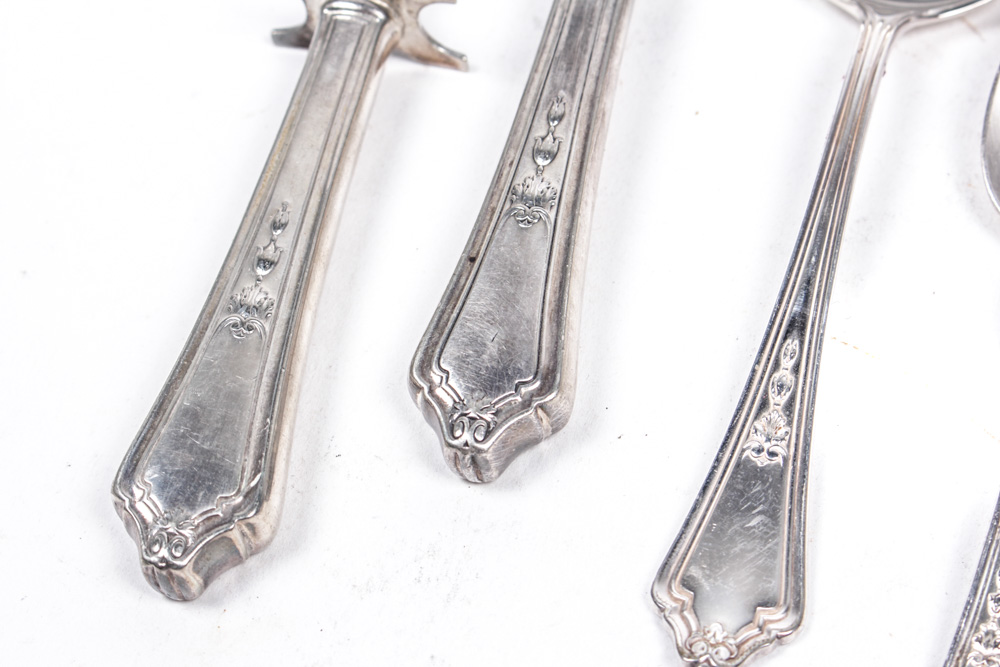 Gorham "Shelburne" Silver Plate Flatware