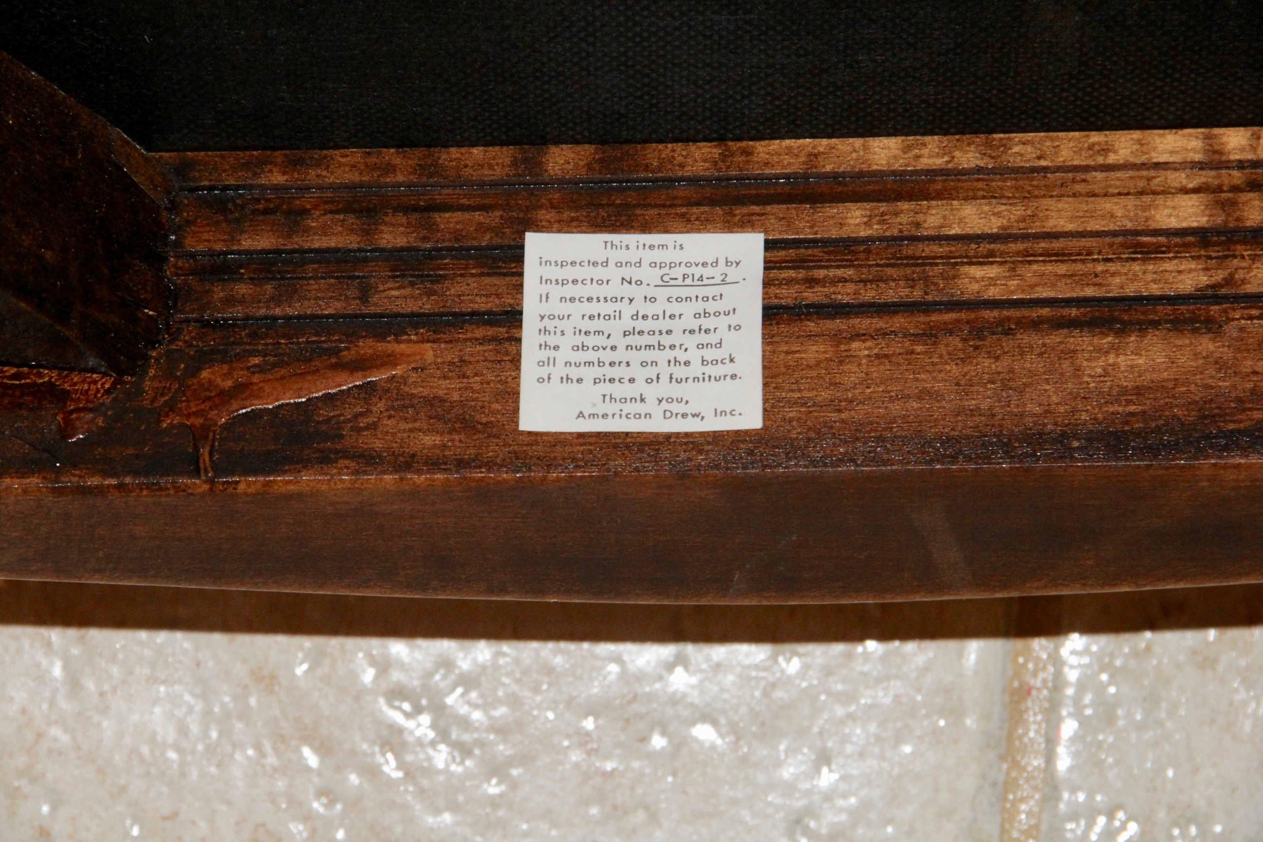 Set of Sheraton Style Dining Chairs by American Drew, Inc.