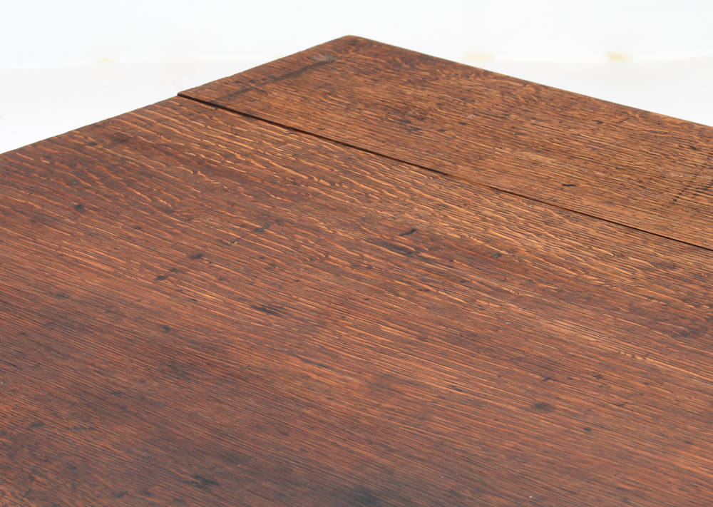 Antique Mission Style Oak Library Table